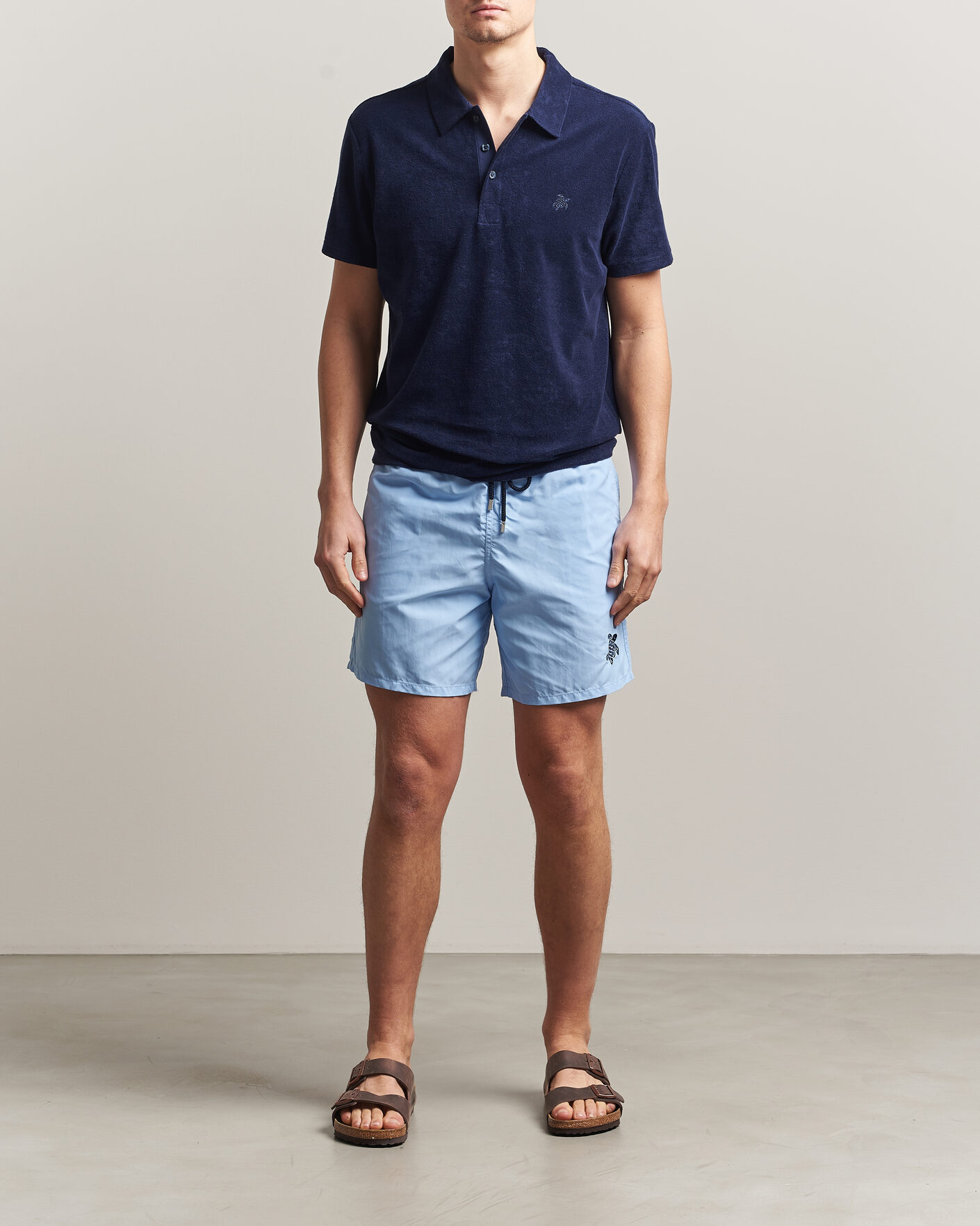 Hombres | Bañadores | Vilebrequin | Moka Swimshorts Fleur De Lin