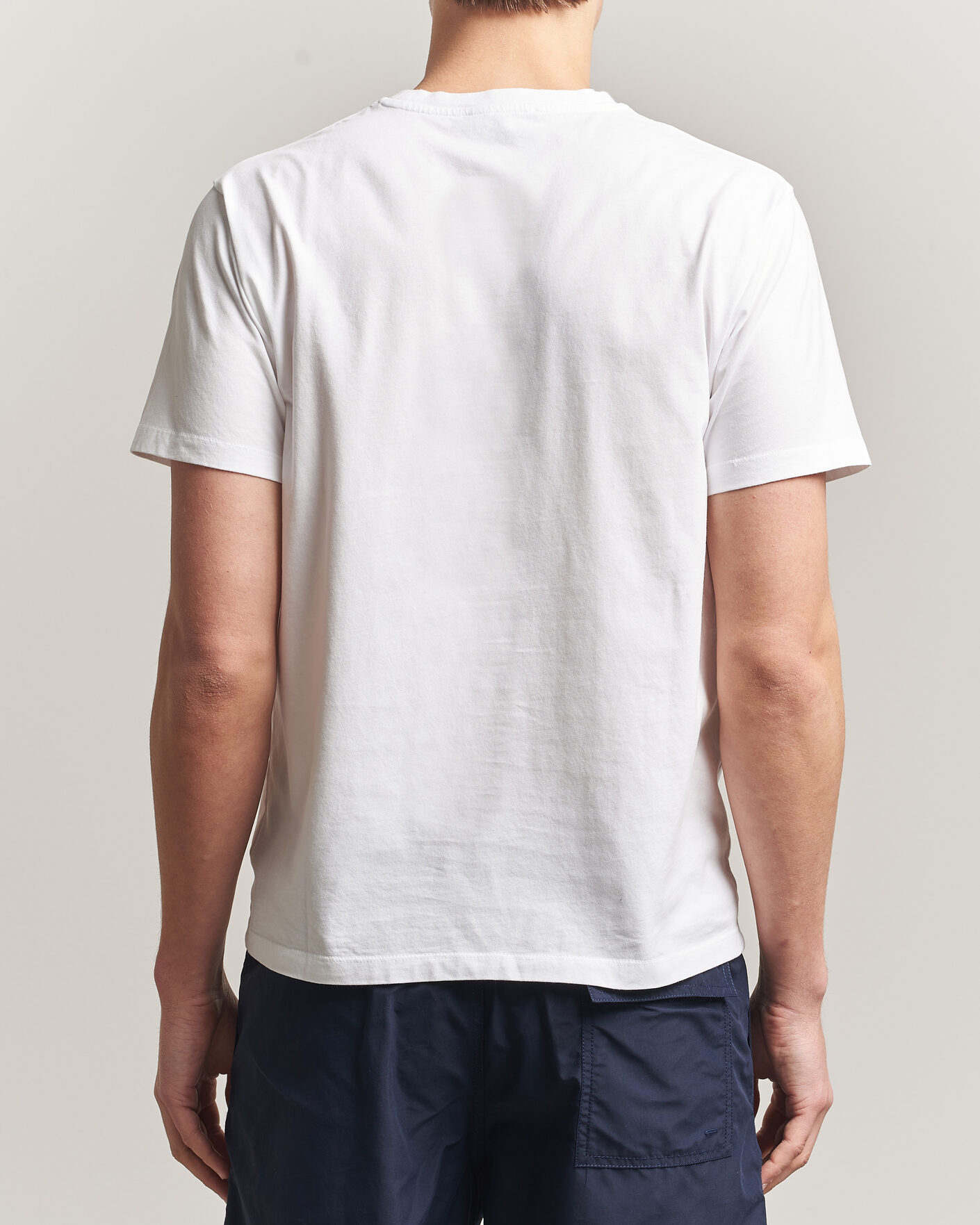 Hombres | Camisetas | Vilebrequin | Embroidered Crew Neck T-Shirt Blanc