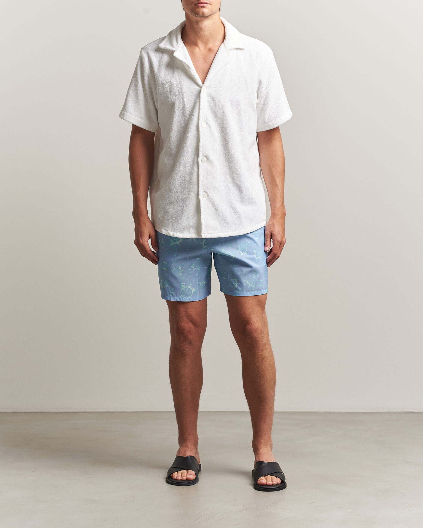 Hombres | Bañadores | Vilebrequin | Mahina Swimshorts Cloudy Blue