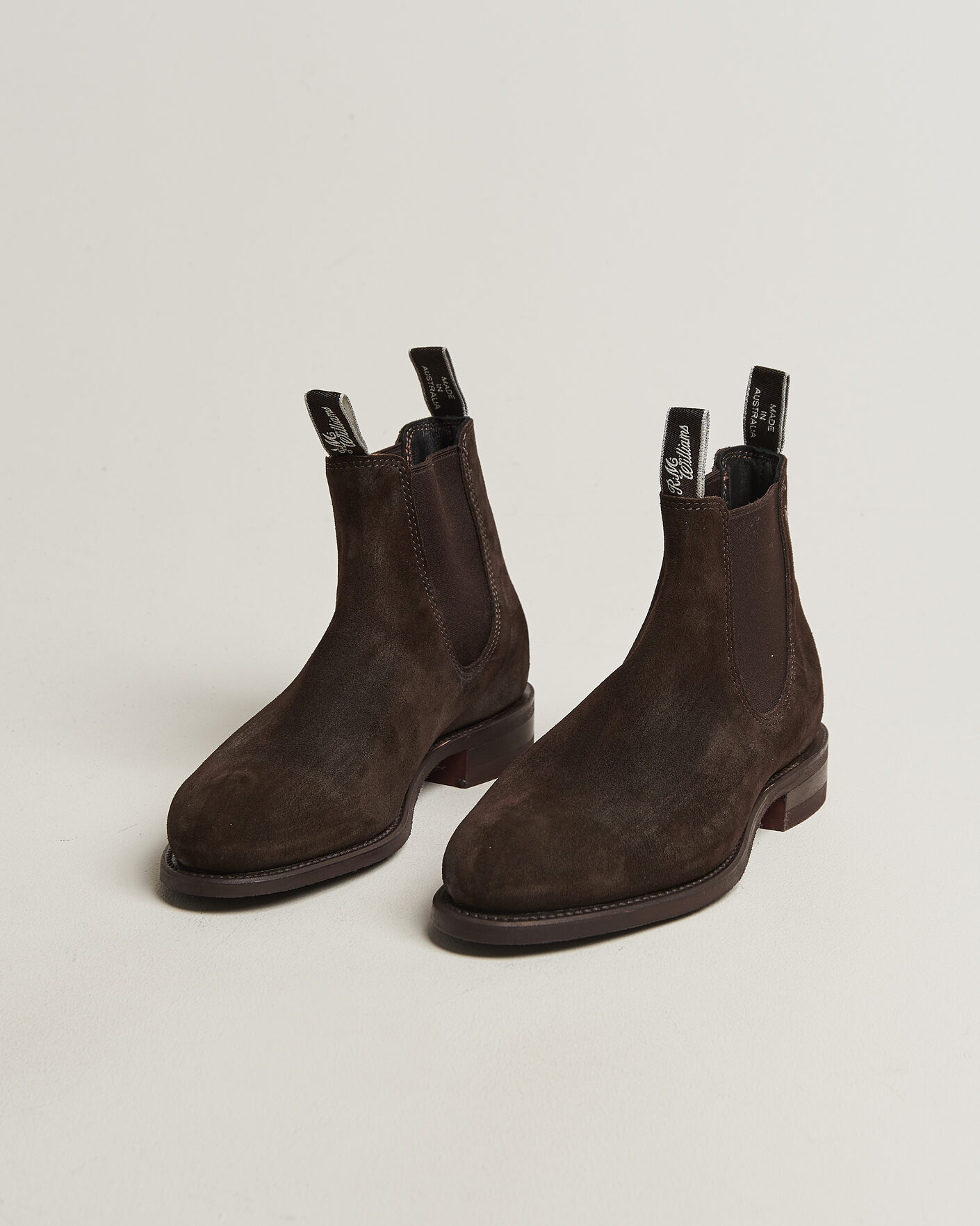 Hombres | Botas | R.M.Williams | Comfort Turnout G Boot Chocolate Suede