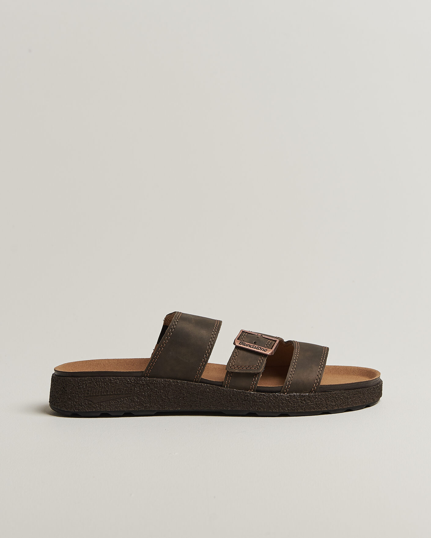 Hombres | Sandalias y chanclas | Blundstone | 2694 Aerocork Leather Sandal Rustic Brown