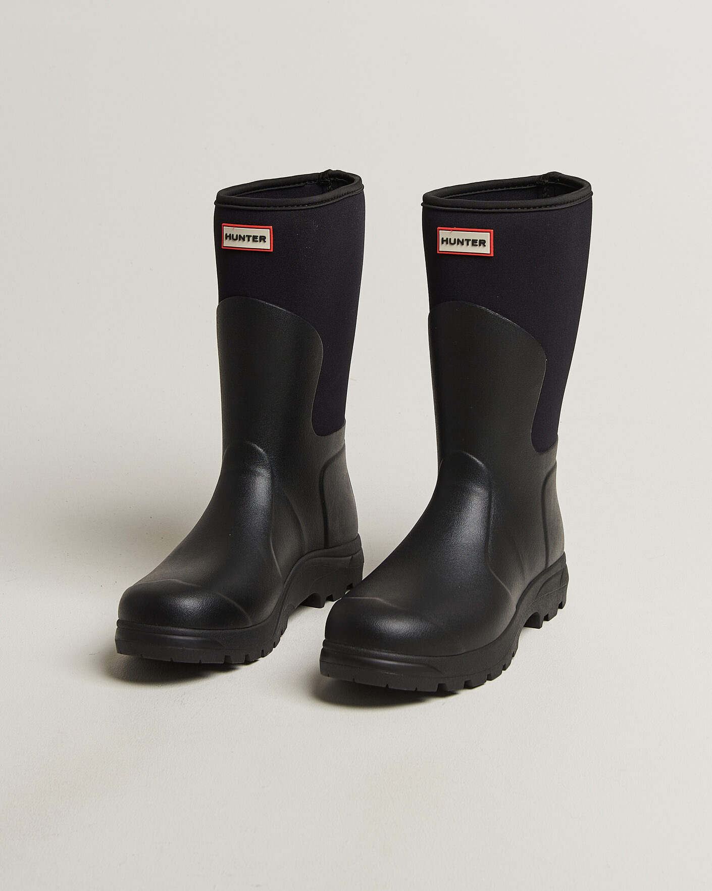 Hombres | Sobrecubiertas | Hunter Boots | Balmoral Neopren Short Boot Black