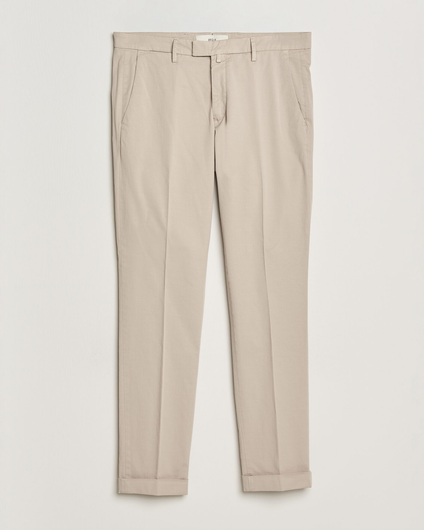 Hombres | Pantalones | Briglia 1949 | Slim Fit Cotton Chinos Beige