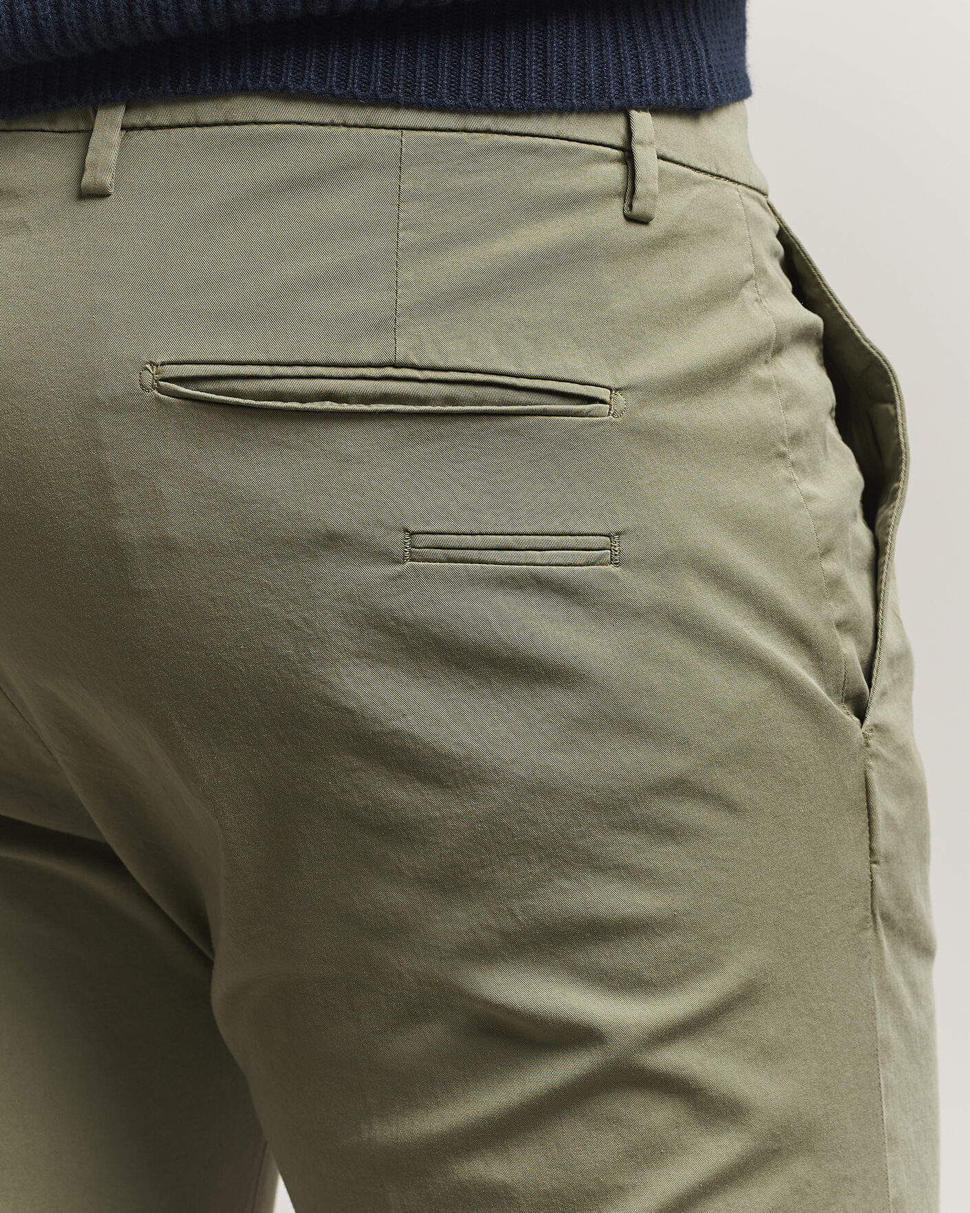 Hombres | Pantalones | Briglia 1949 | Slim Fit Cotton Chinos Olive