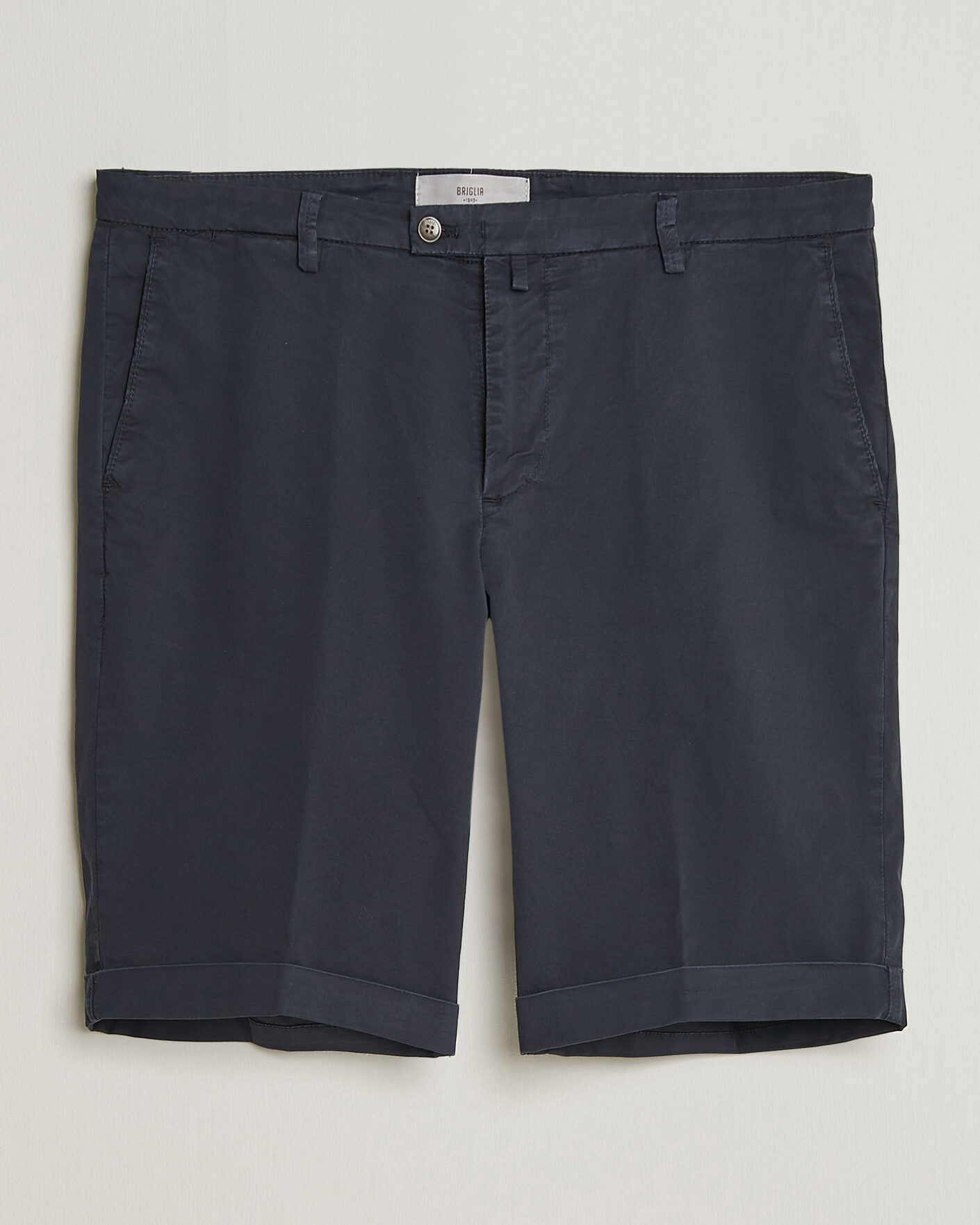 Hombres | Pantalones cortos | Briglia 1949 | Cotton Stretch Shorts Navy