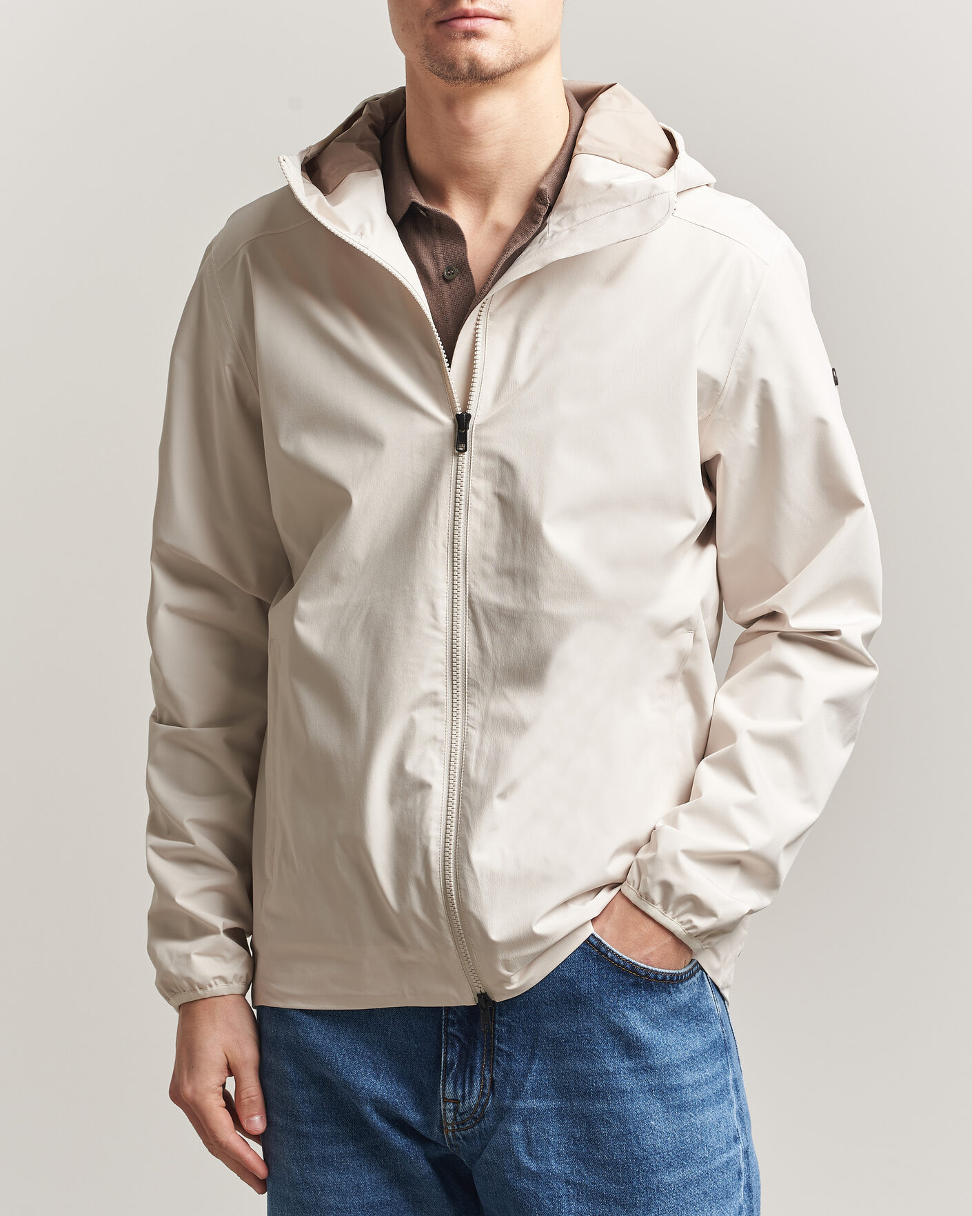 Hombres | Abrigos y chaquetas | Scandinavian Edition | Hood II Waterproof Jacket Neutral White