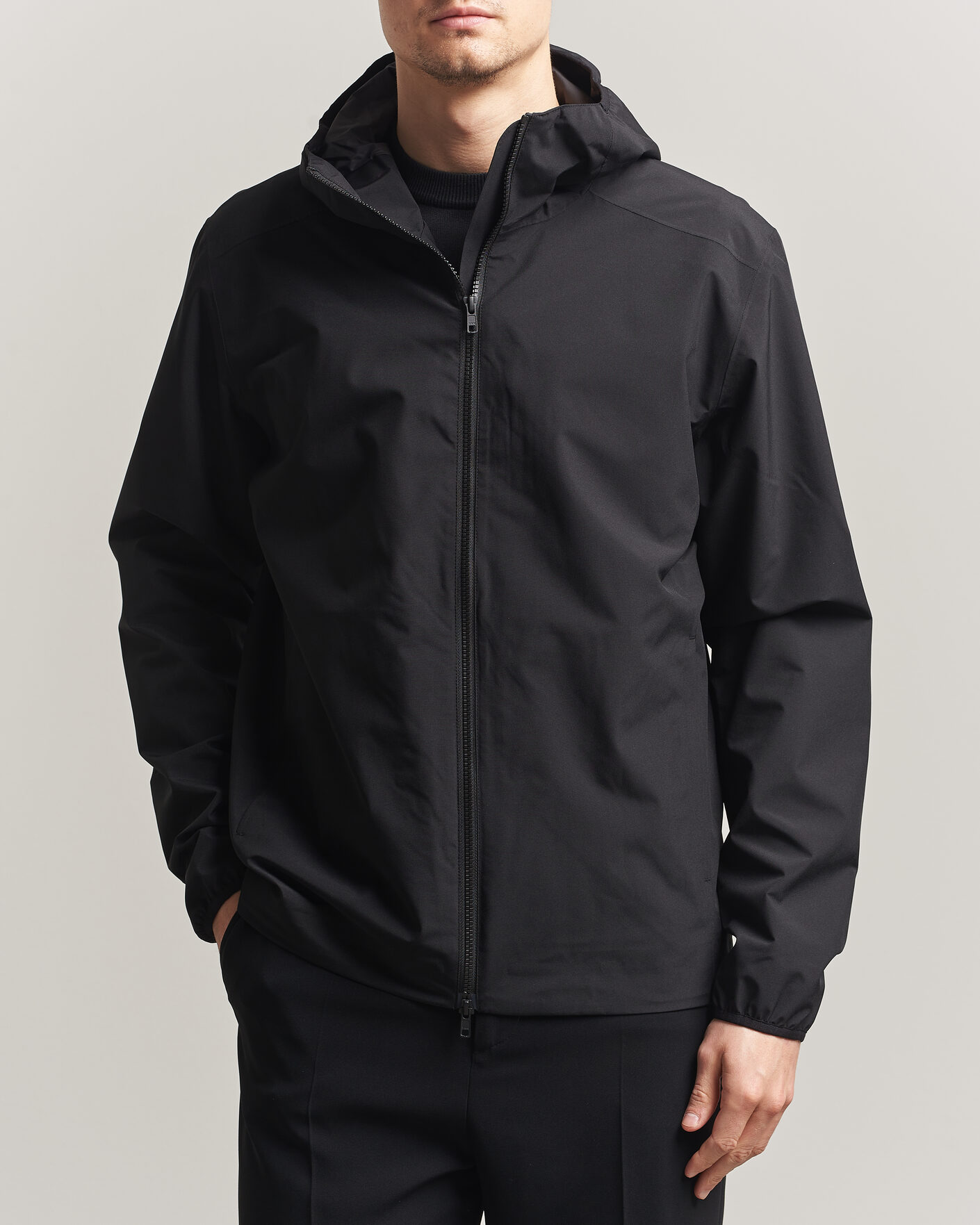 Hombres | Abrigos y chaquetas | Scandinavian Edition | Hood II Waterproof Jacket Onyx