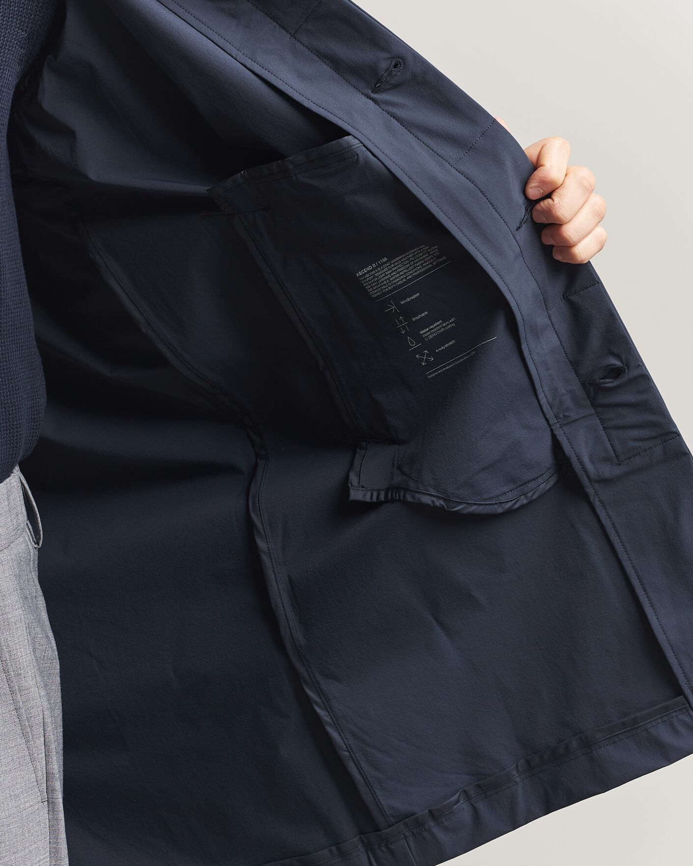 Hombres | Abrigos y chaquetas | Scandinavian Edition | Ascend II Lightweight Coat Navy