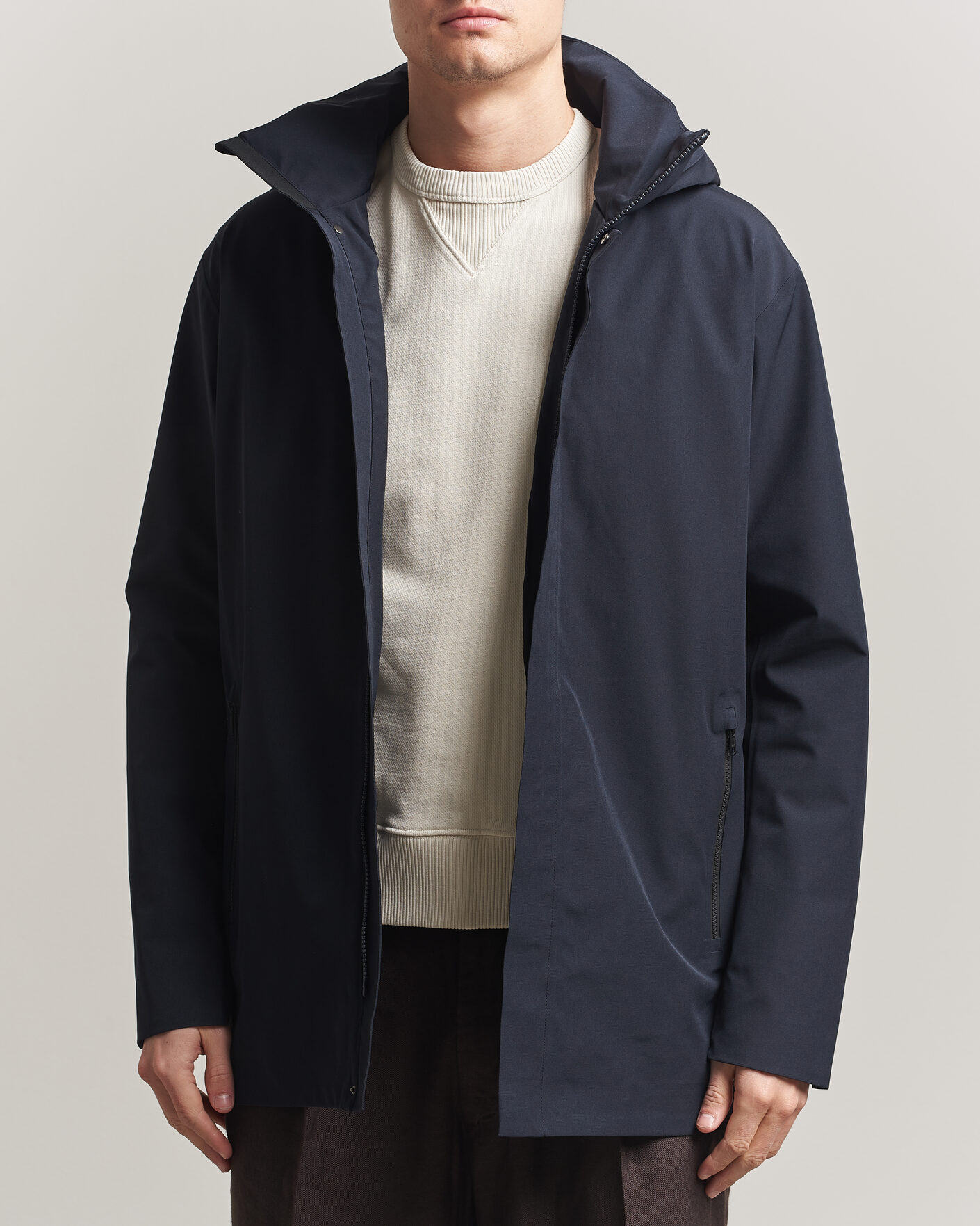 Hombres | Abrigos y chaquetas | Scandinavian Edition | Range III Mid Lenght Waterproof Coat Midnight Blue