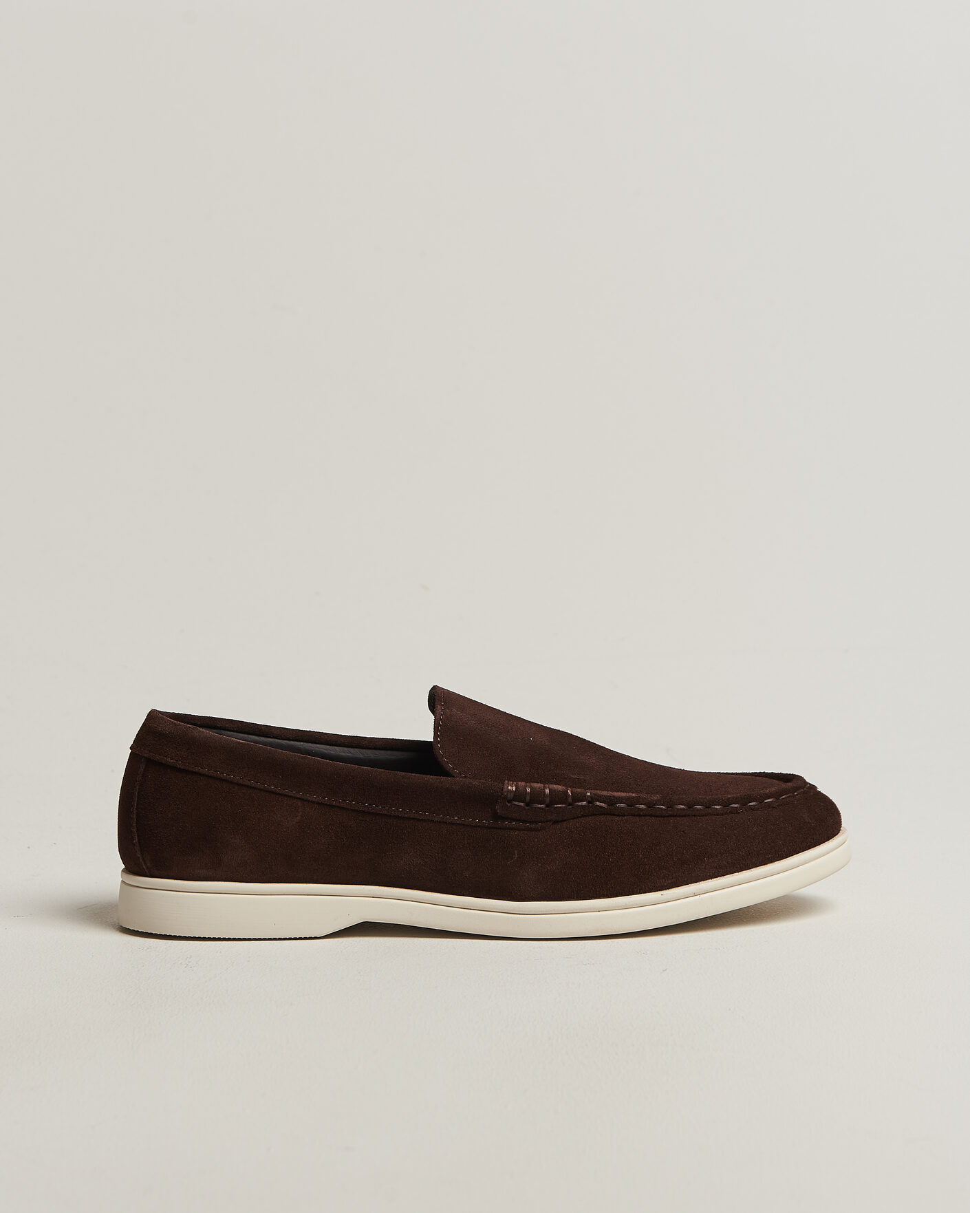 Hombres | Mocasines | Charles Tyrwhitt | Suede Slip On Loafers Chocolate Brown