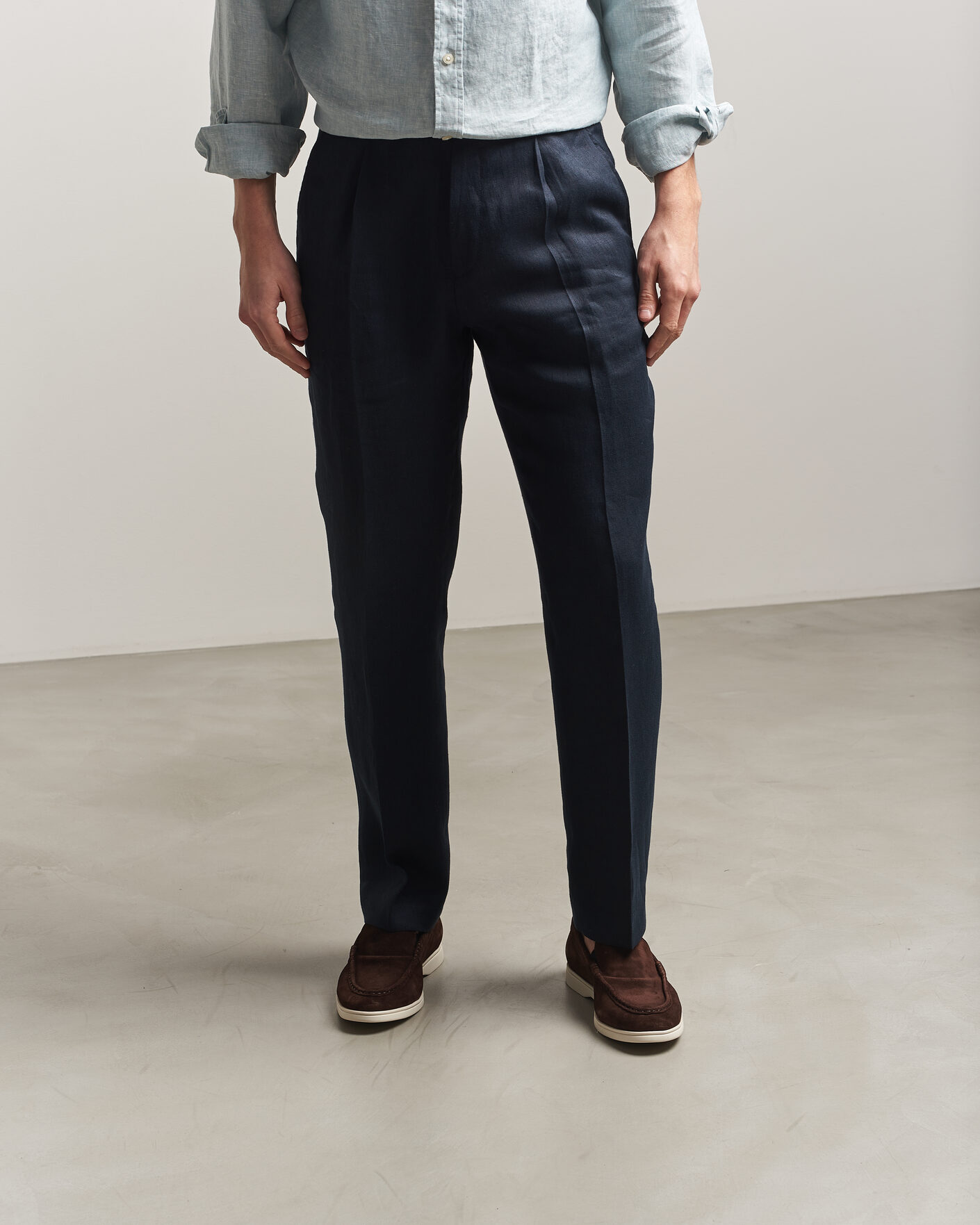 Hombres | Mocasines | Charles Tyrwhitt | Suede Slip On Loafers Chocolate Brown