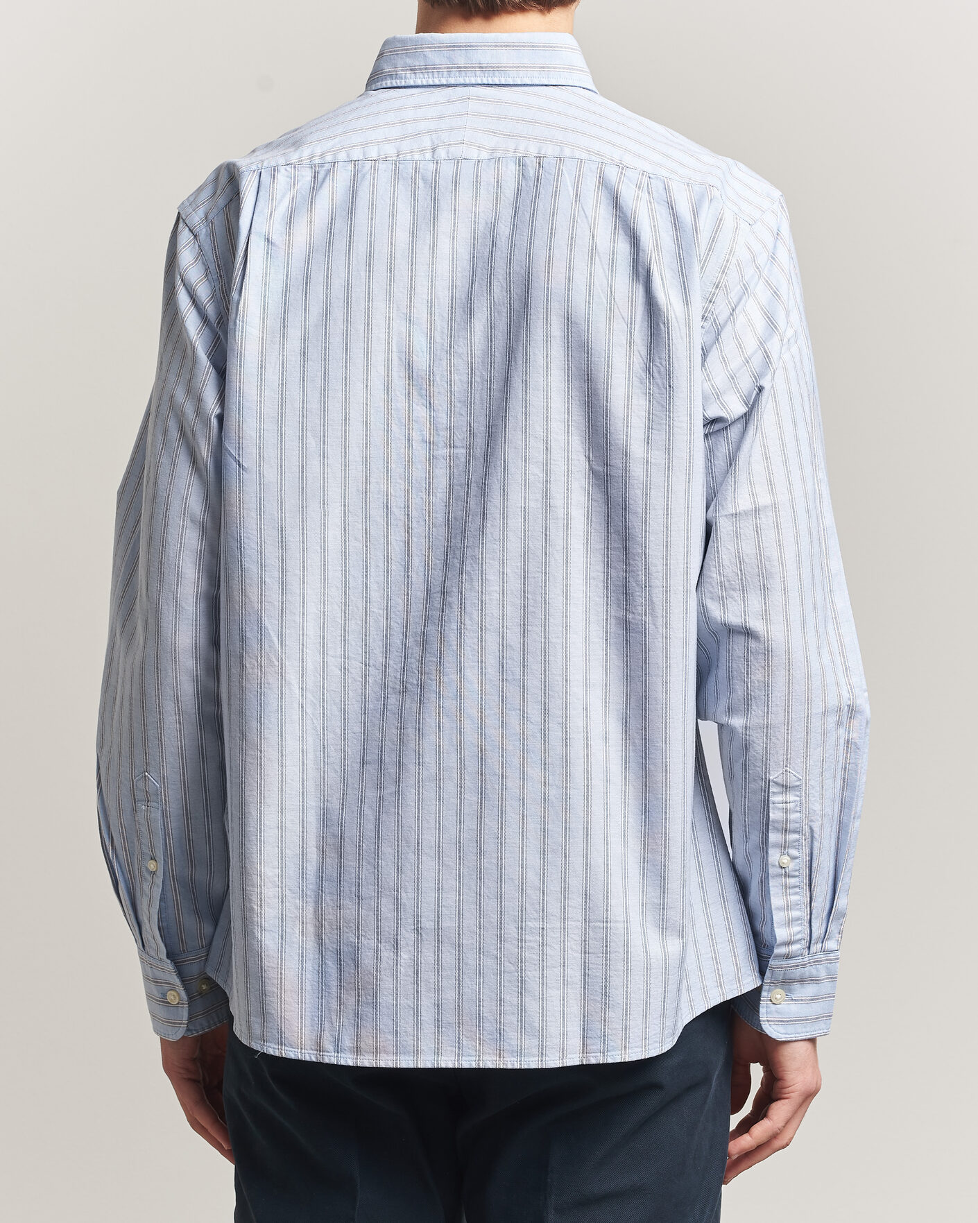 Hombres | Camisas | Charles Tyrwhitt | Button Down Stretch Oxford Shirt Blue