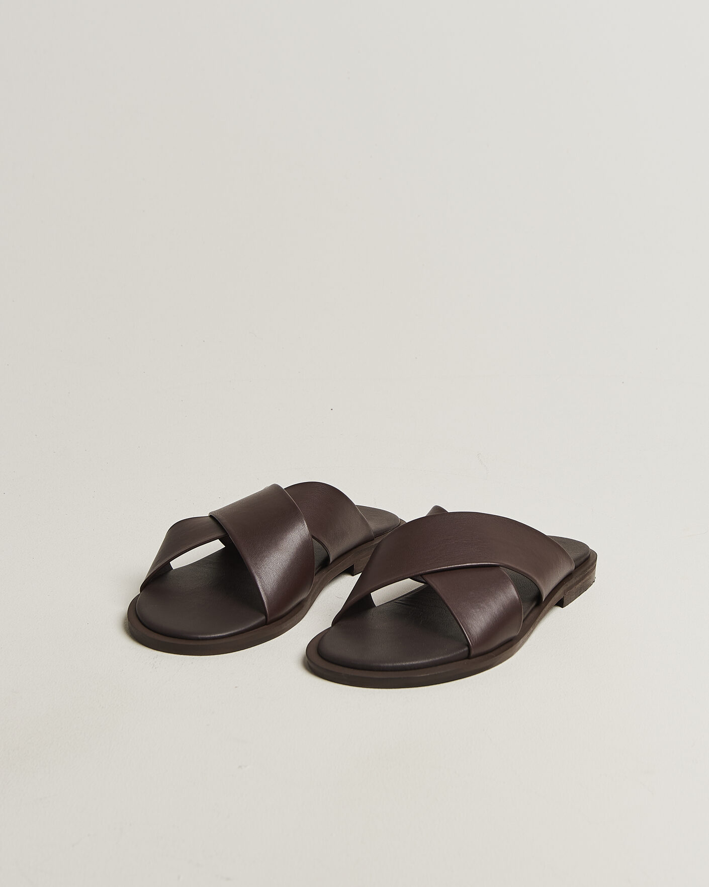 Hombres | Sandalias y chanclas | Thera's | Classic Sandals Dark Brown Calf