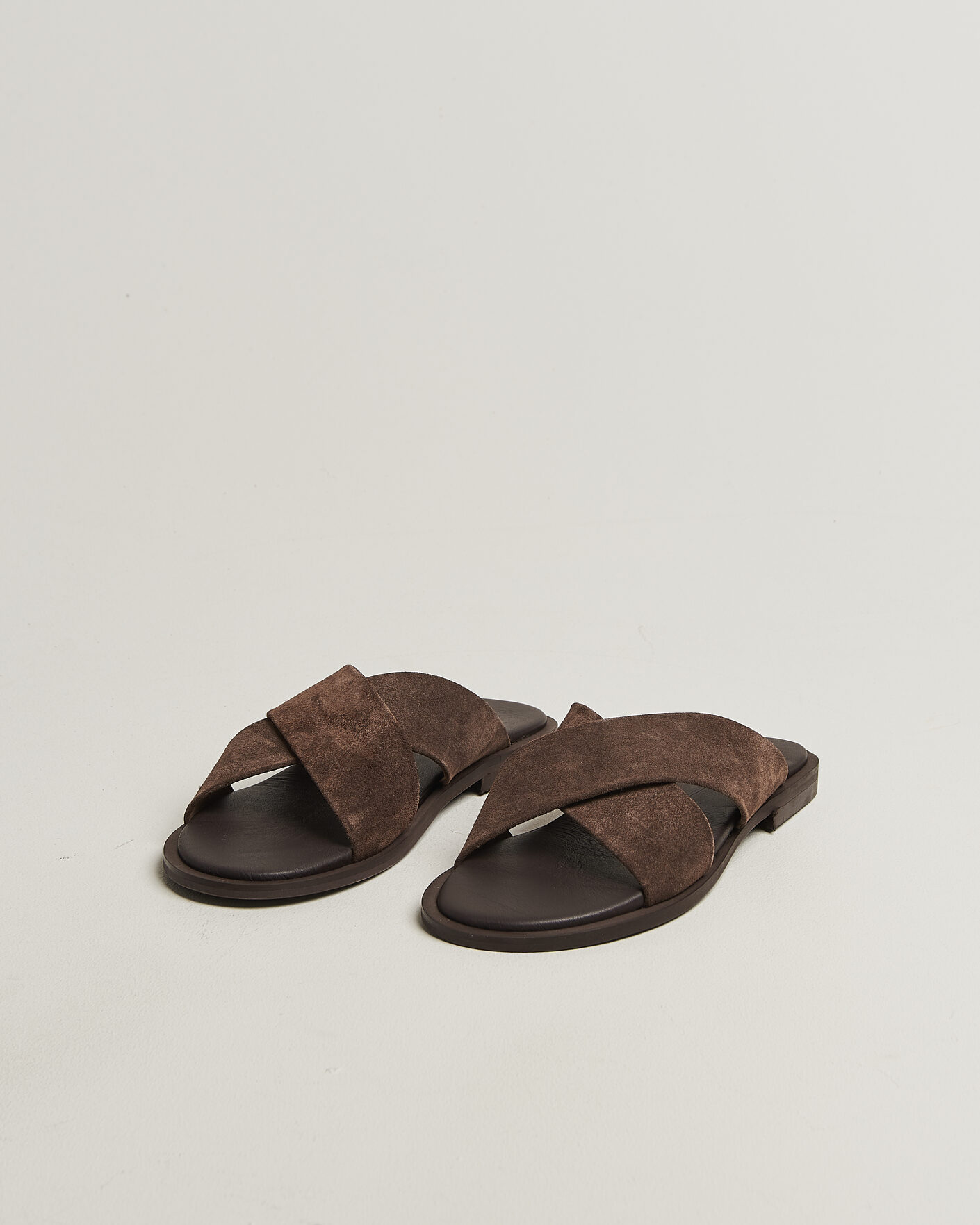 Hombres | Sandalias y chanclas | Thera's | Classic Sandals Dark Brown Suede