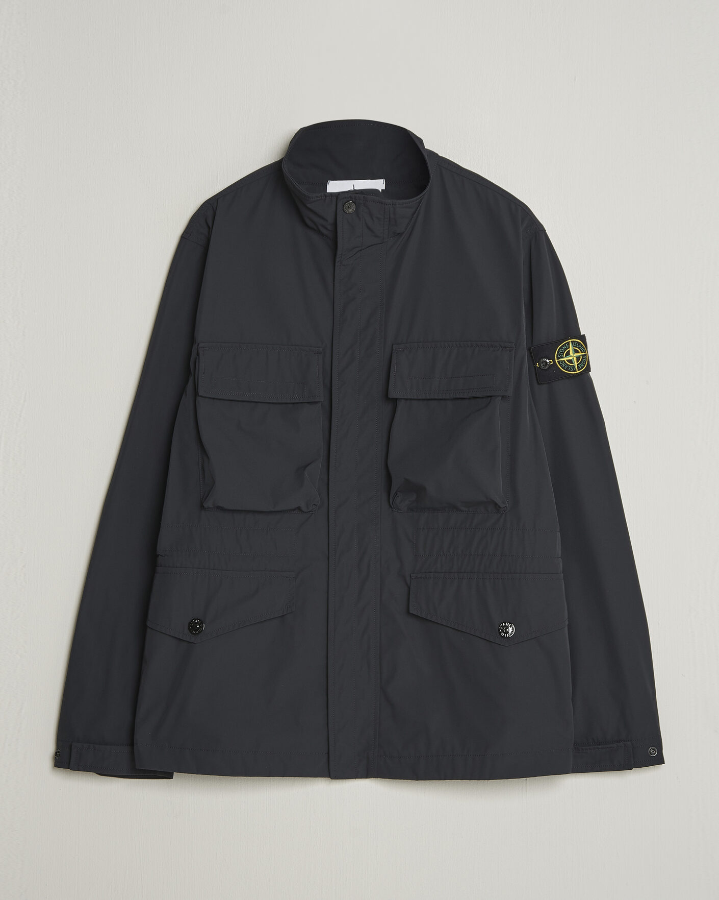 Hombres | Abrigos y chaquetas | Stone Island | Micro Twill Field Jacket Black