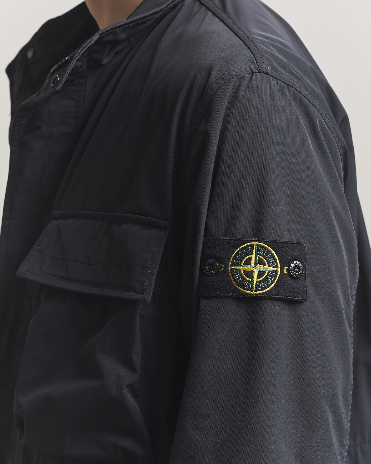 Hombres | Abrigos y chaquetas | Stone Island | Micro Twill Field Jacket Black