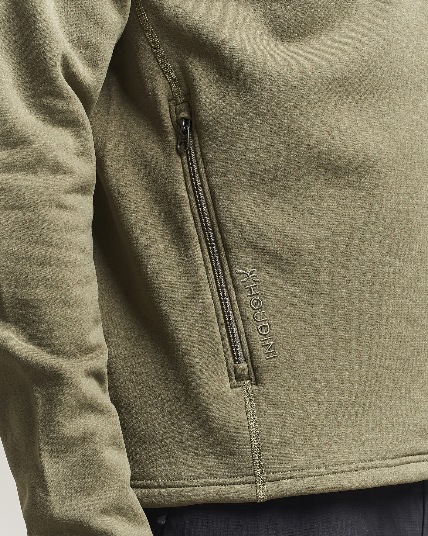 Hombres | Jerséis y prendas de punto | Houdini | Power Up Houdi Sage Green