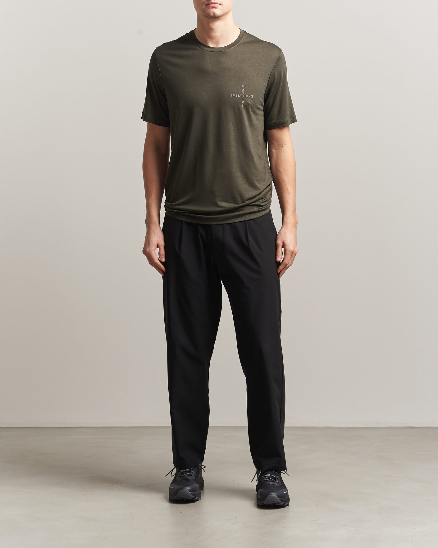 Hombres | Camisetas | Houdini | Tree Message T-Shirt Green Illusion