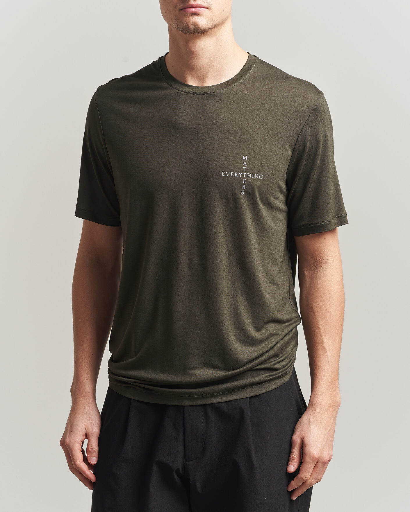 Hombres | Camisetas | Houdini | Tree Message T-Shirt Green Illusion