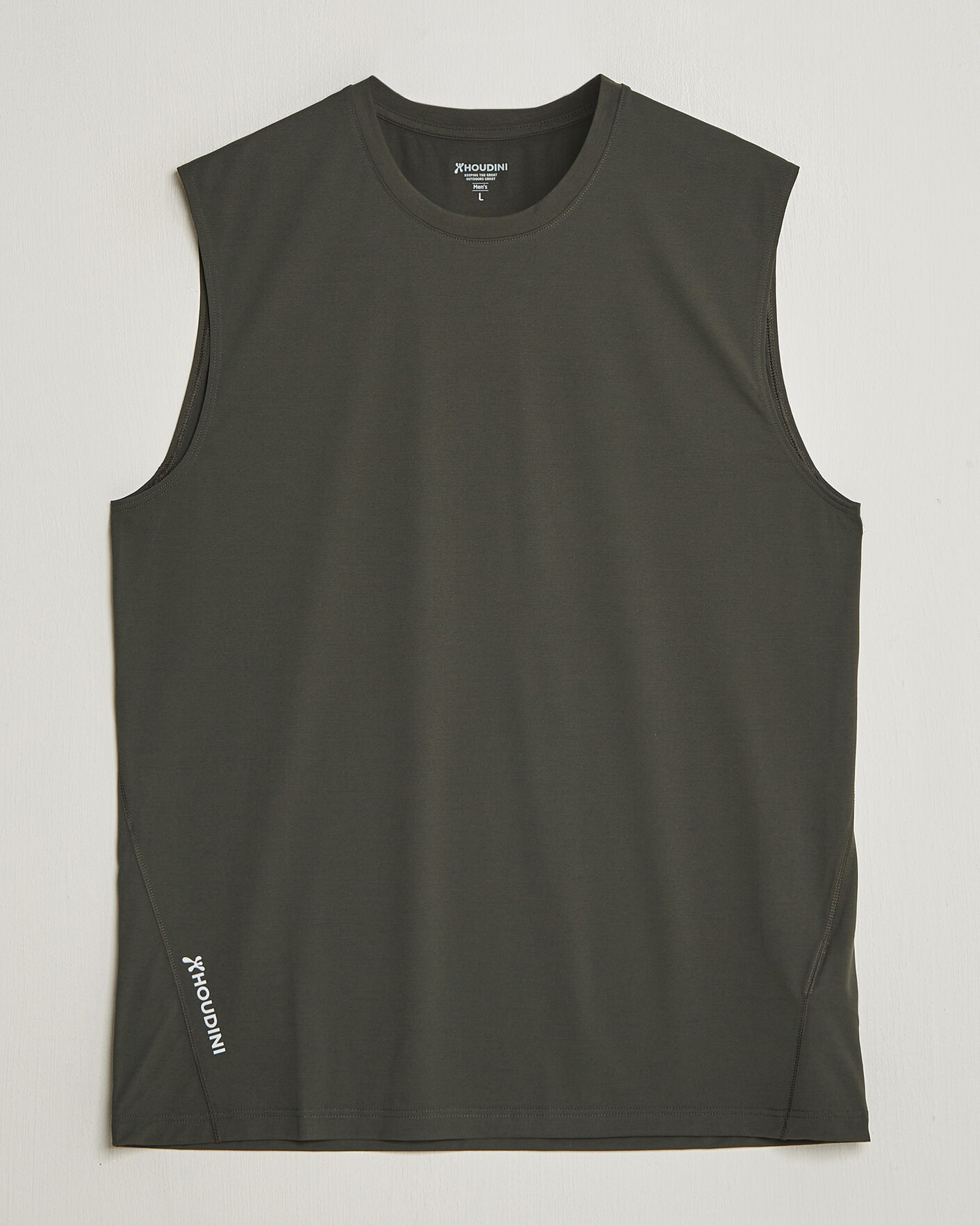Hombres | Camisetas | Houdini | Pace Air Tank Green Illusion
