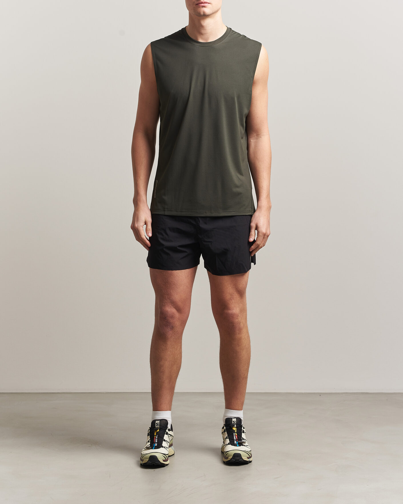 Hombres | Camisetas | Houdini | Pace Air Tank Green Illusion