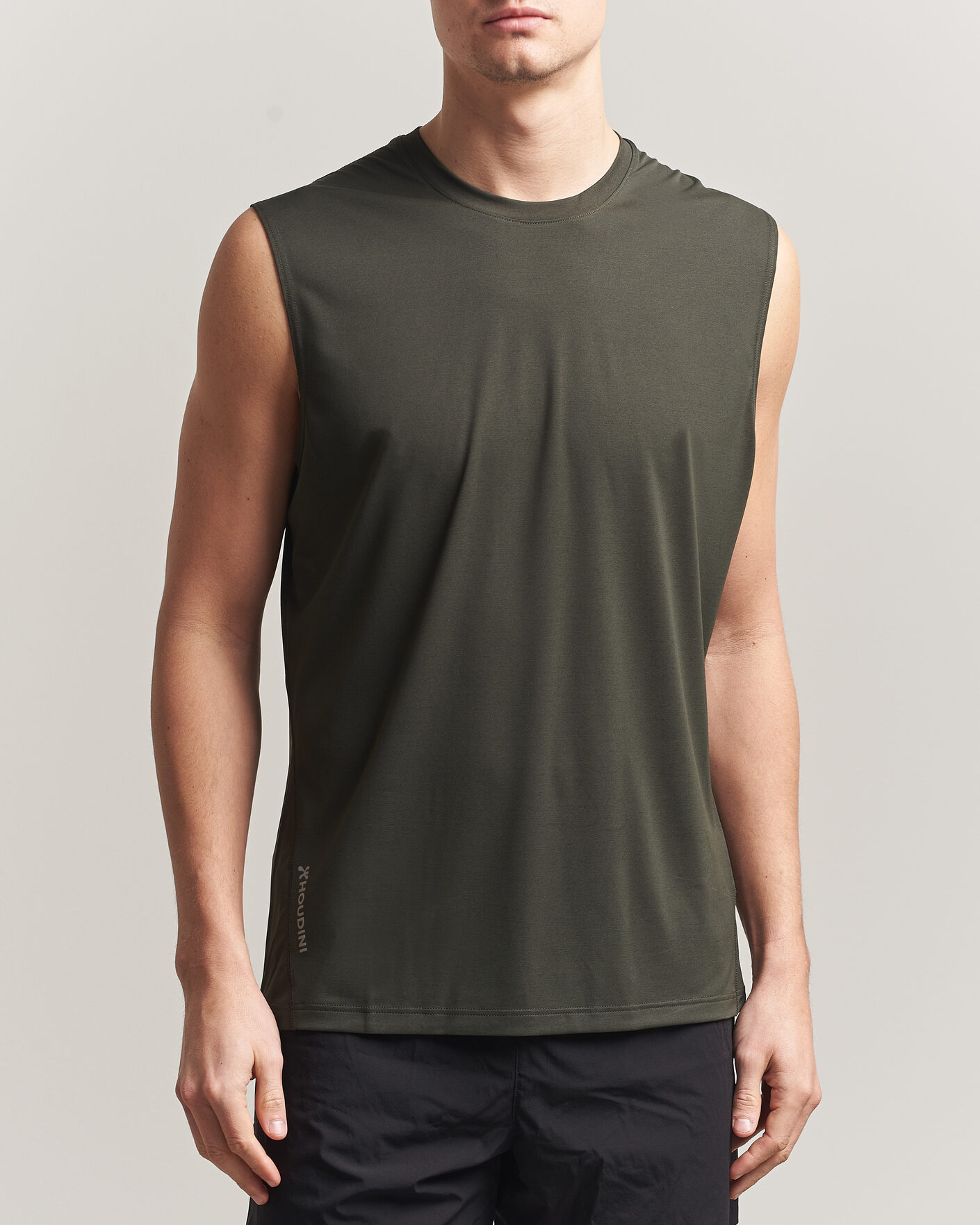 Hombres | Camisetas | Houdini | Pace Air Tank Green Illusion