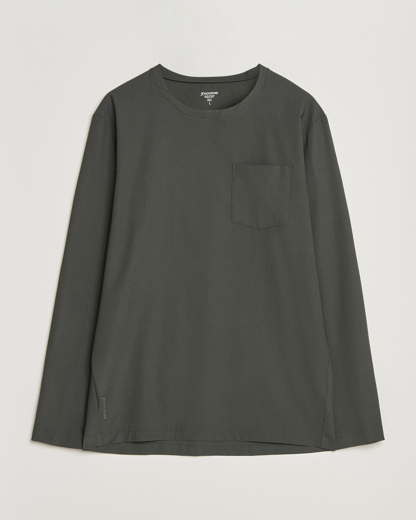 Hombres | Camisetas | Houdini | Cover Crew Green Illusion