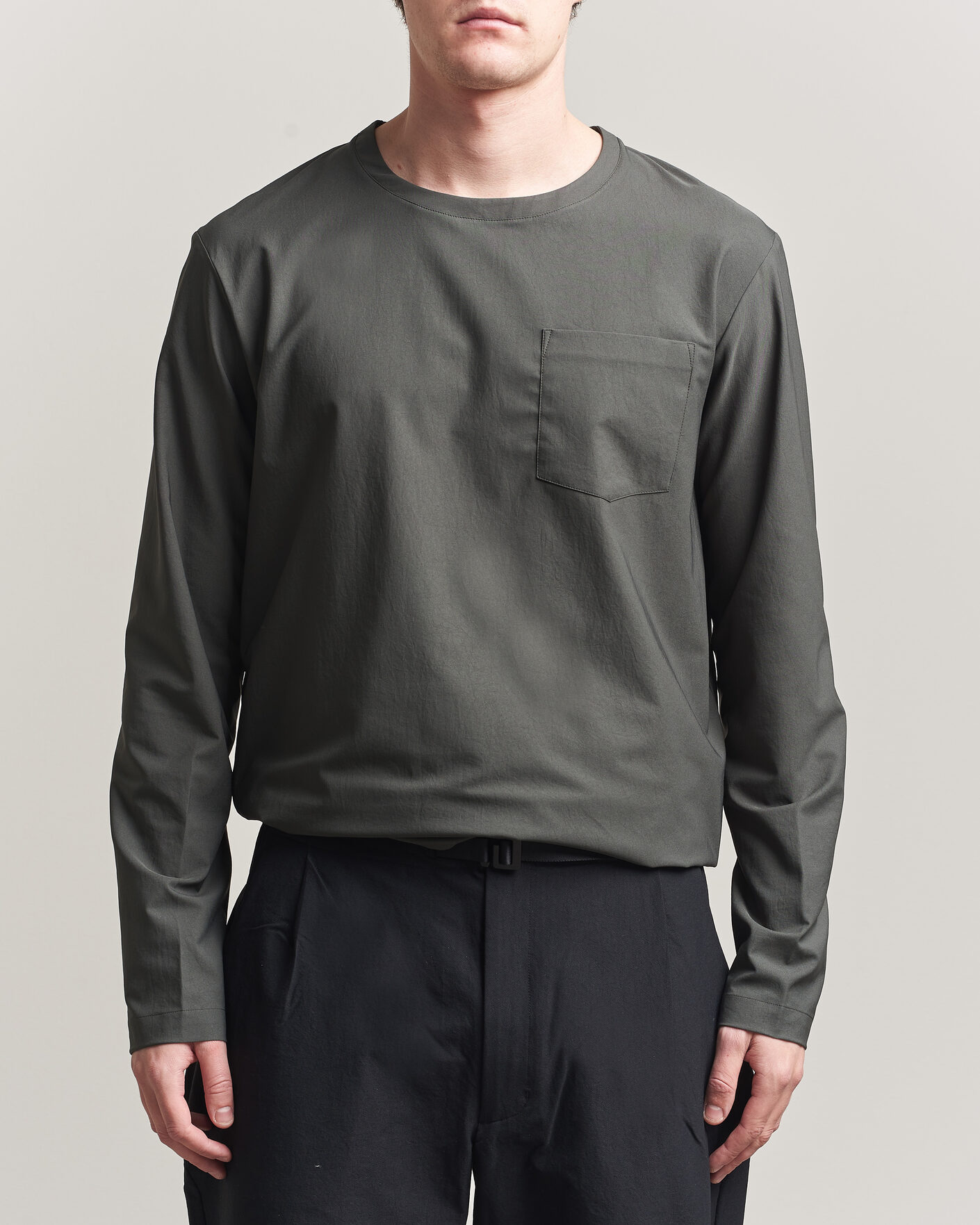 Hombres | Camisetas | Houdini | Cover Crew Green Illusion