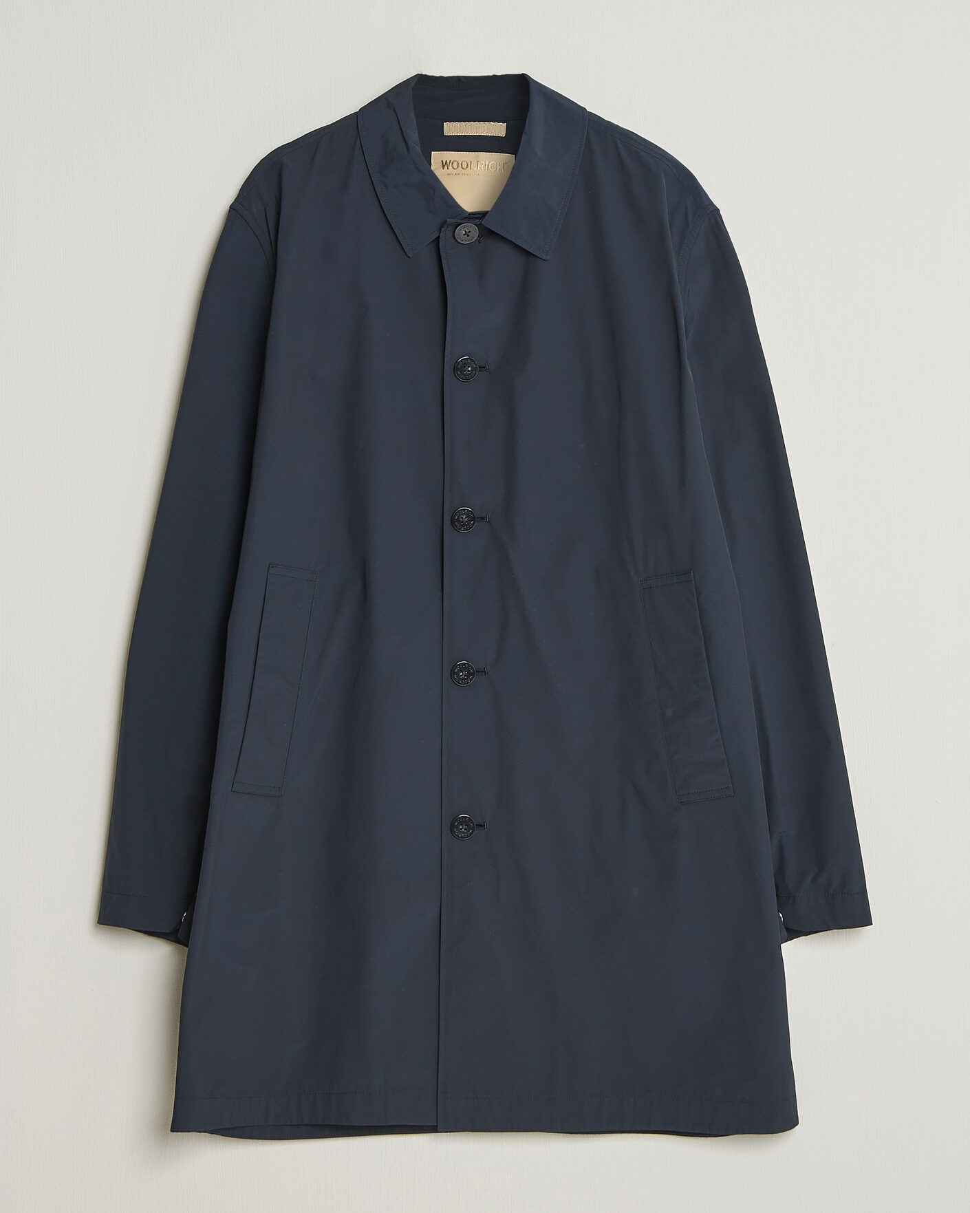Hombres | Abrigos y chaquetas | Woolrich | Urban Nylon Water Repelent Carcoat Melton Blue