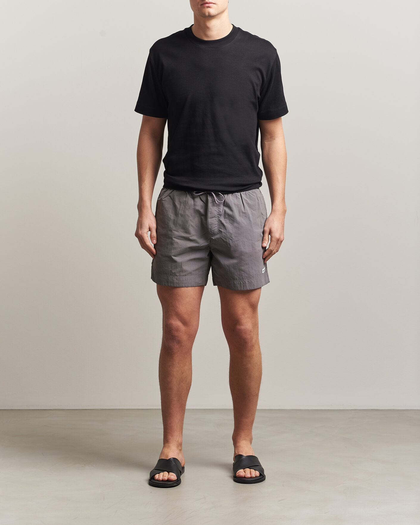 Hombres | Bañadores | Woolrich | Solid Garment Dyed Swimshorts Chark
