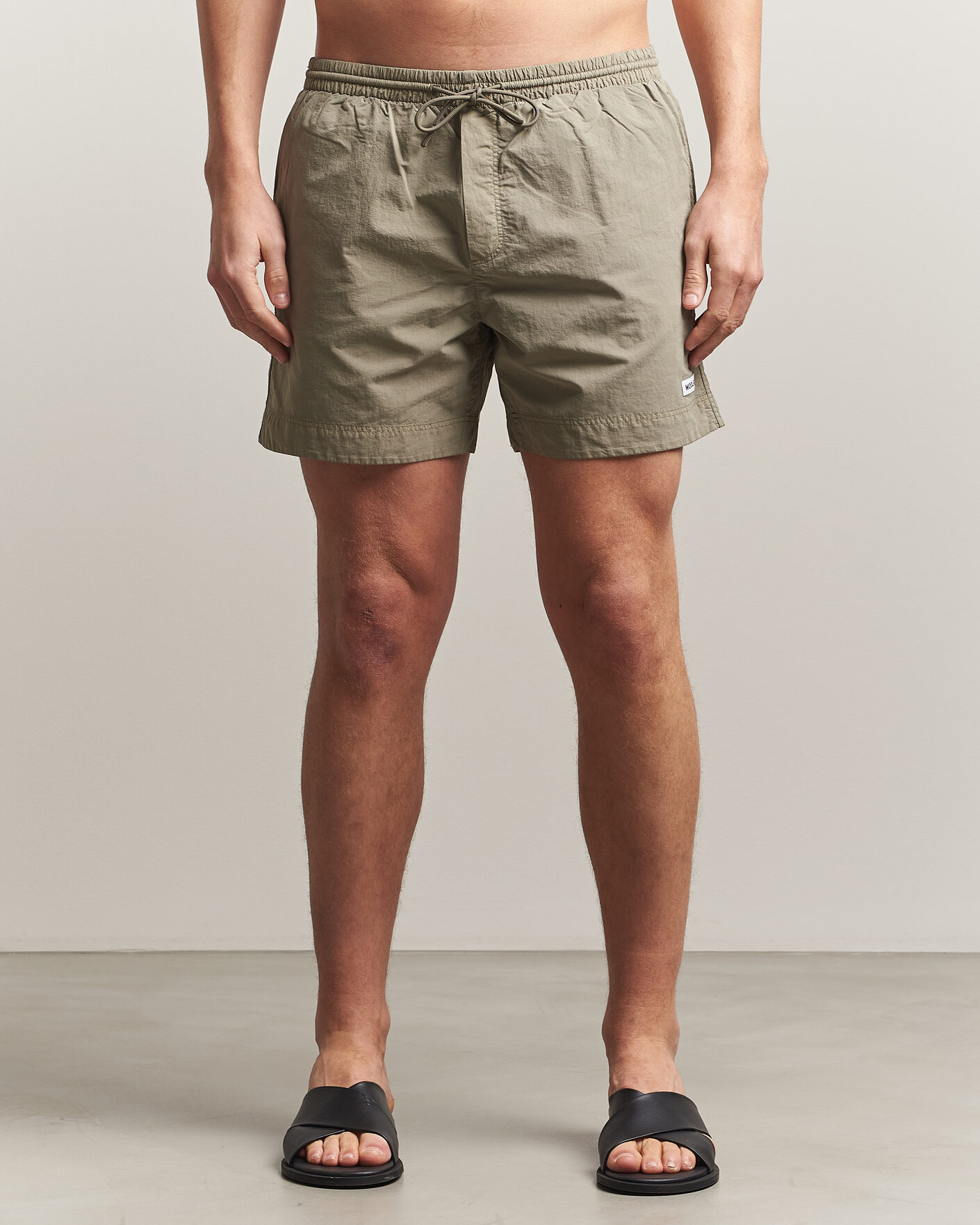 Hombres | Bañadores | Woolrich | Solid Garment Dyed Swimshorts Smokey Olive