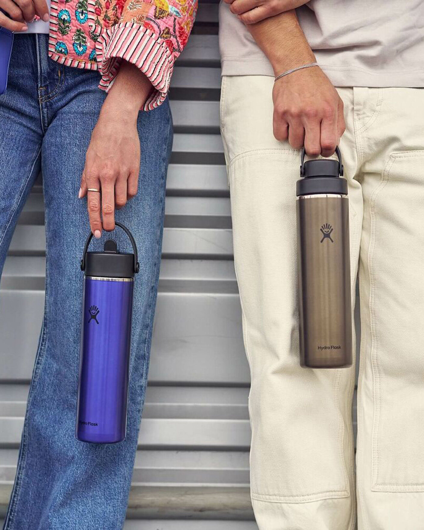 Hombres | Outdoor living | Hydro Flask | Lightweight Flex Straw 24oz Bottle Obsidian