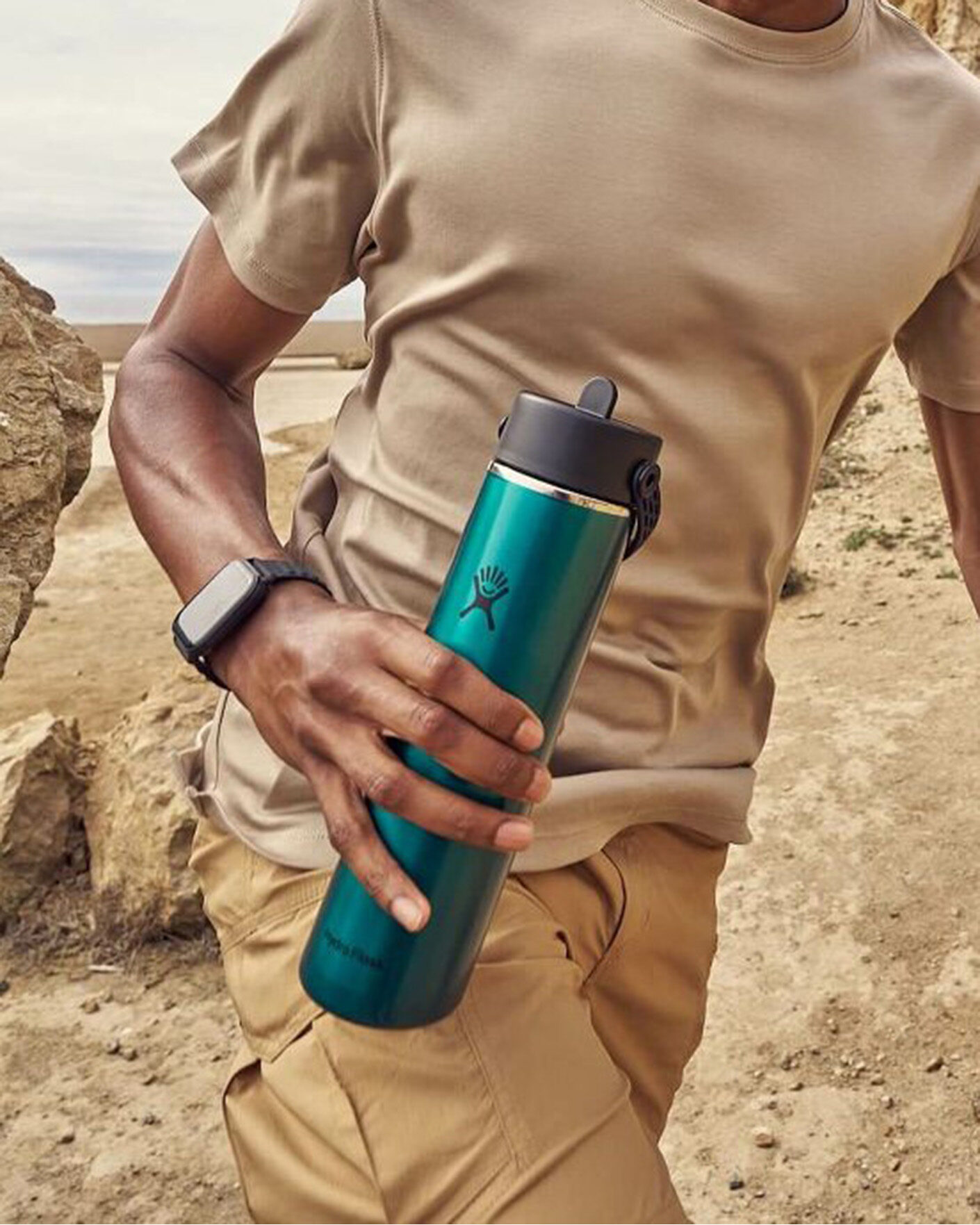 Hombres | Outdoor living | Hydro Flask | Lightweight Flex Straw 24oz Bottle Emerald Green