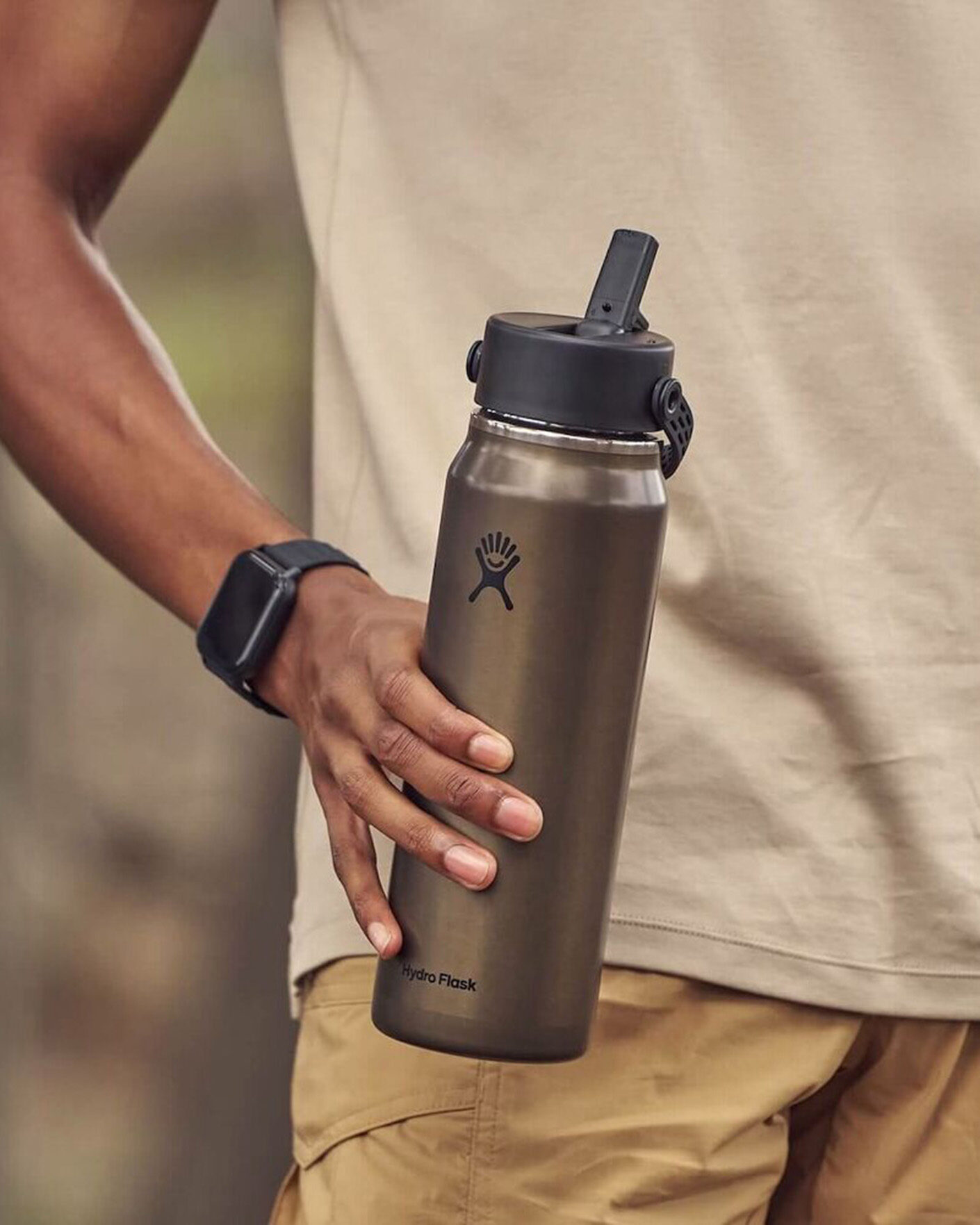 Hombres | Outdoor living | Hydro Flask | Lightweight Flex Straw 32oz Bottle Obsidian