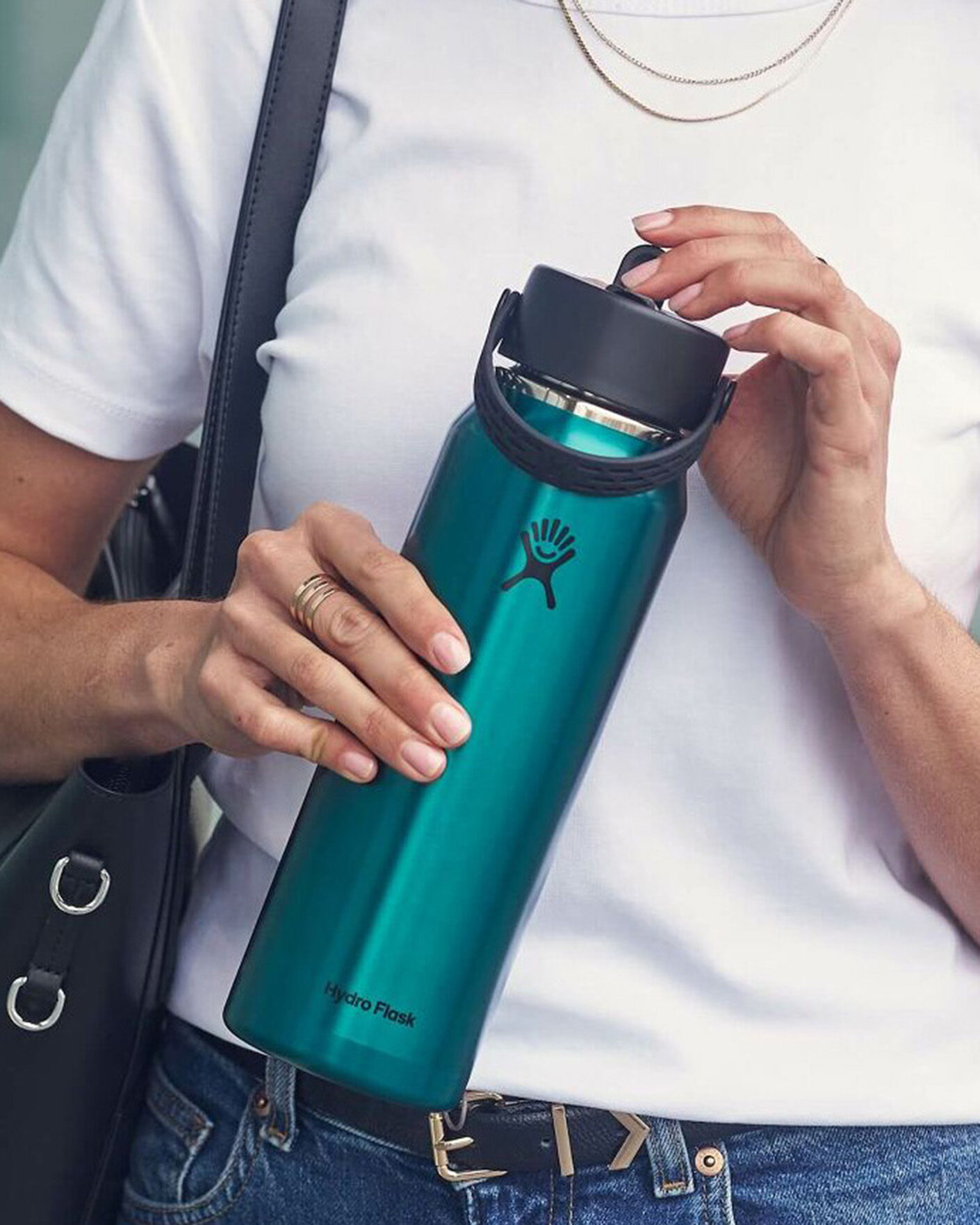 Hombres | Outdoor living | Hydro Flask | Lightweight Flex Straw 32oz Bottle Emerald Green