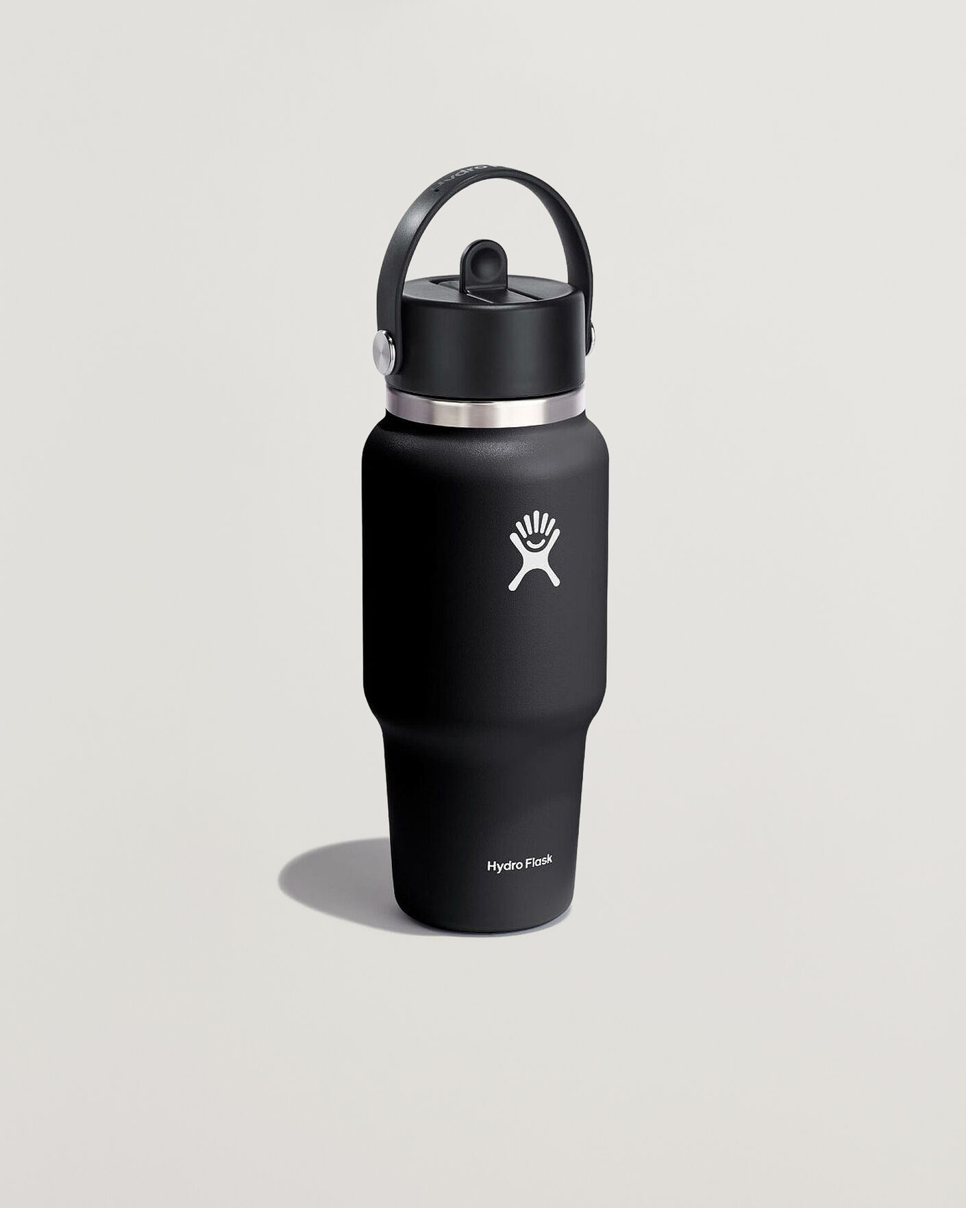 Hombres | Outdoor living | Hydro Flask | Travel Bottle Flex Straw Cap 24oz Black