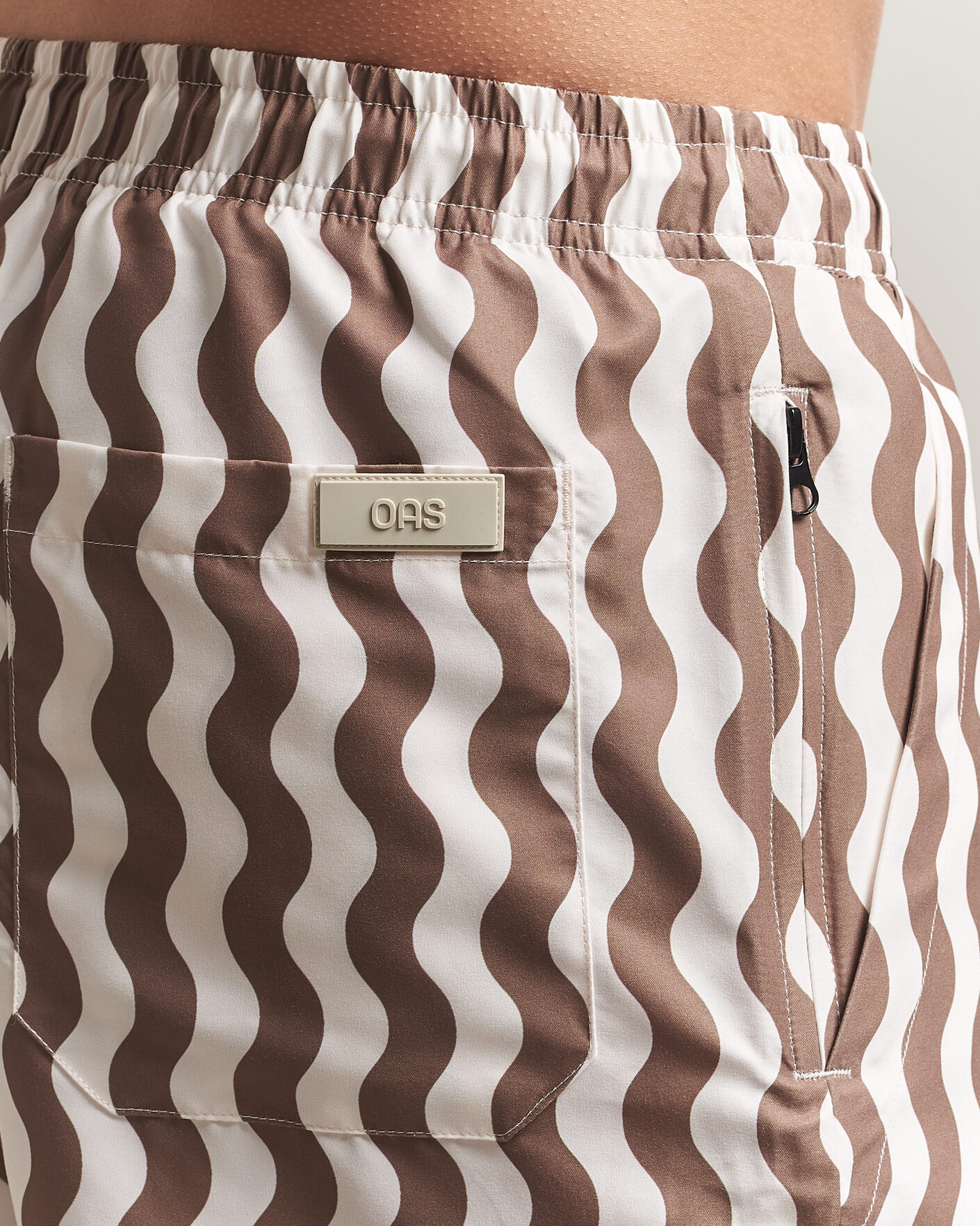 Hombres | Bañadores | OAS | Printed Swimshorts Fine Waver