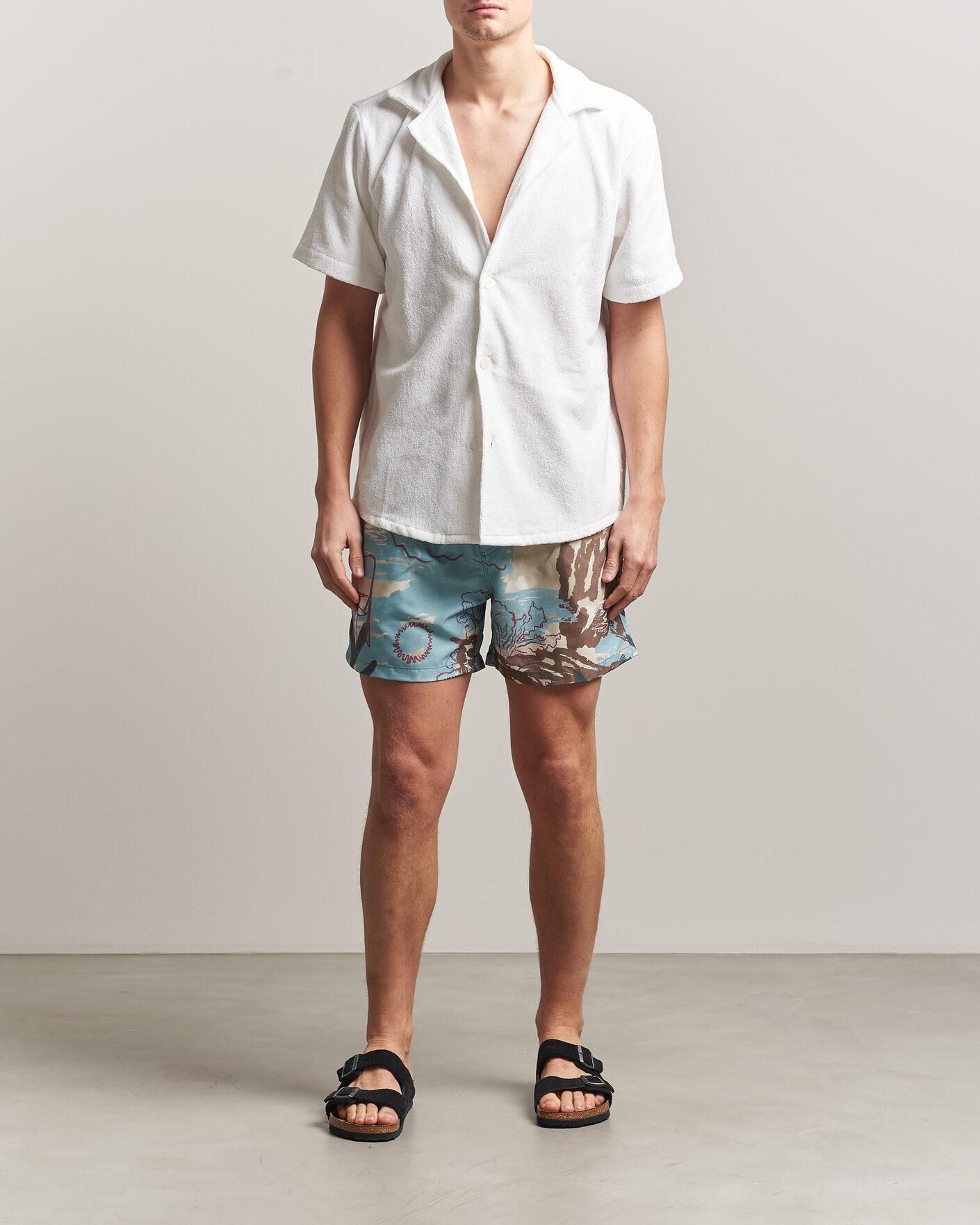 Hombres | Bañadores | OAS | Printed Swimshorts Montara
