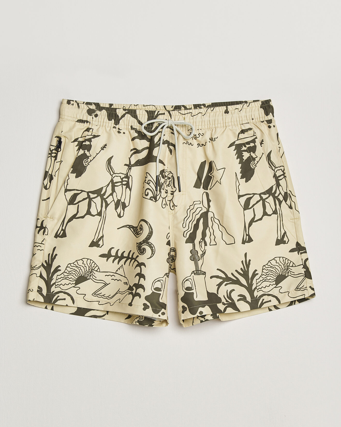 Hombres | Bañadores | OAS | Printed Swimshorts Poplan