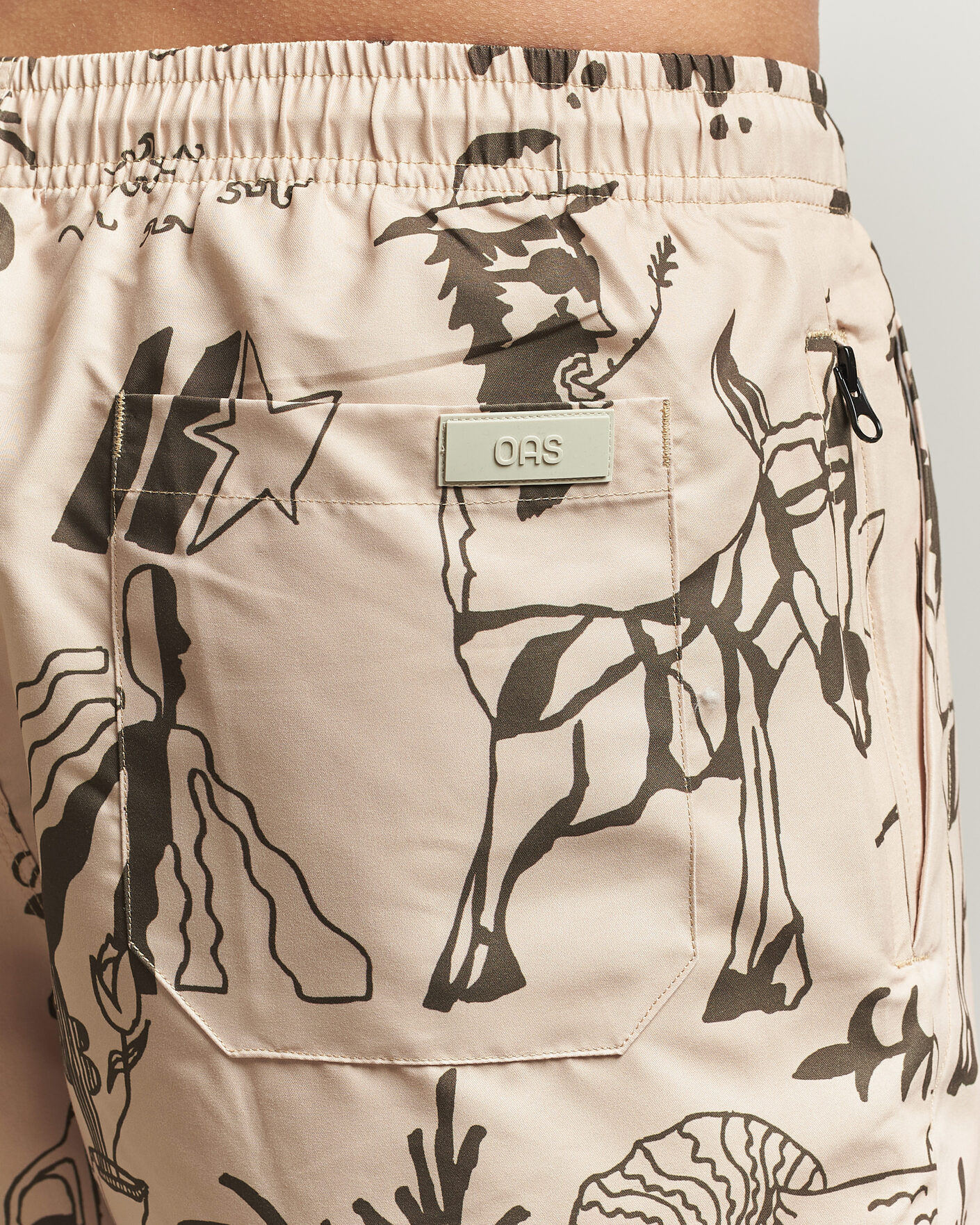 Hombres | Bañadores | OAS | Printed Swimshorts Poplan