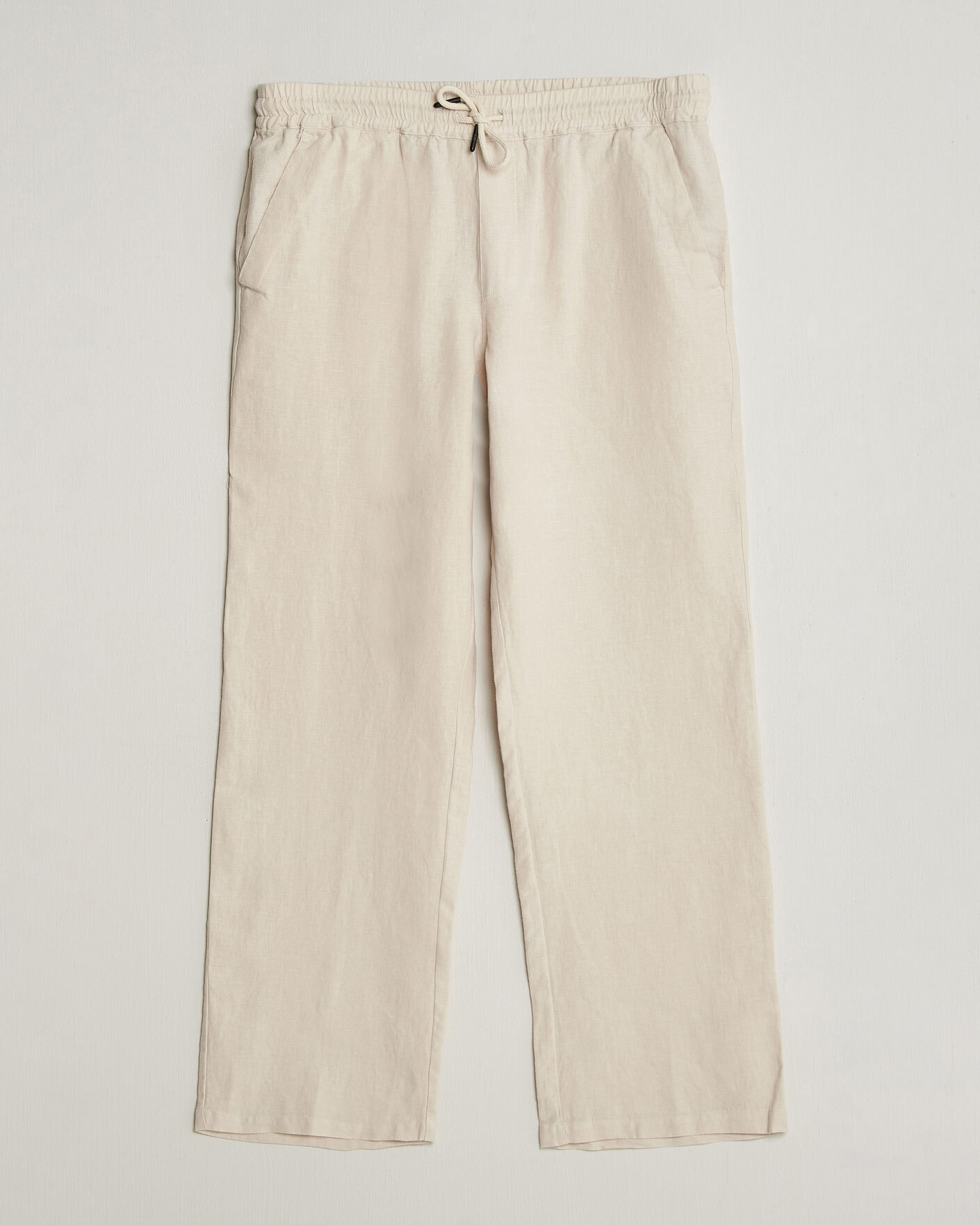 Hombres | Pantalones | OAS | Nino Linen Pants Beige