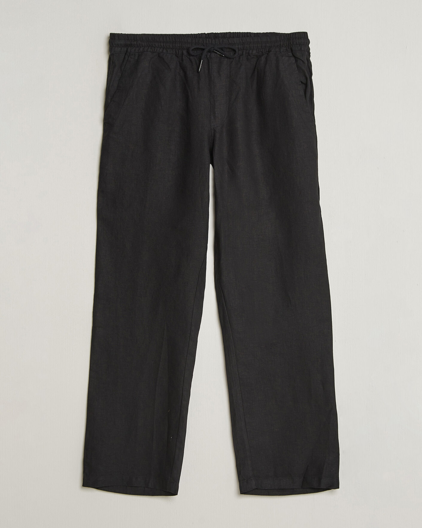 Hombres | Pantalones | OAS | Nino Linen Pants Black