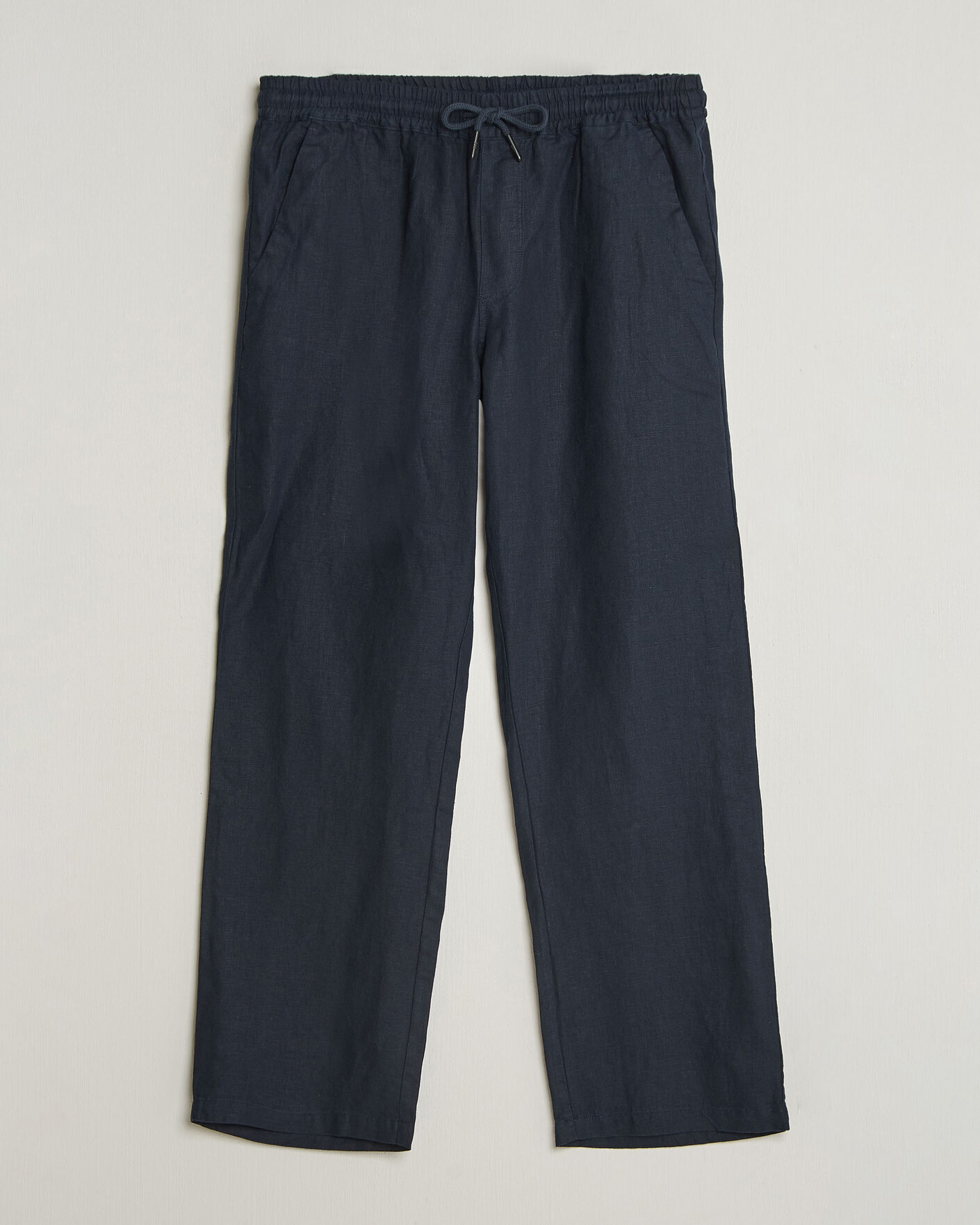 Hombres | Pantalones | OAS | Nino Linen Pants Navy