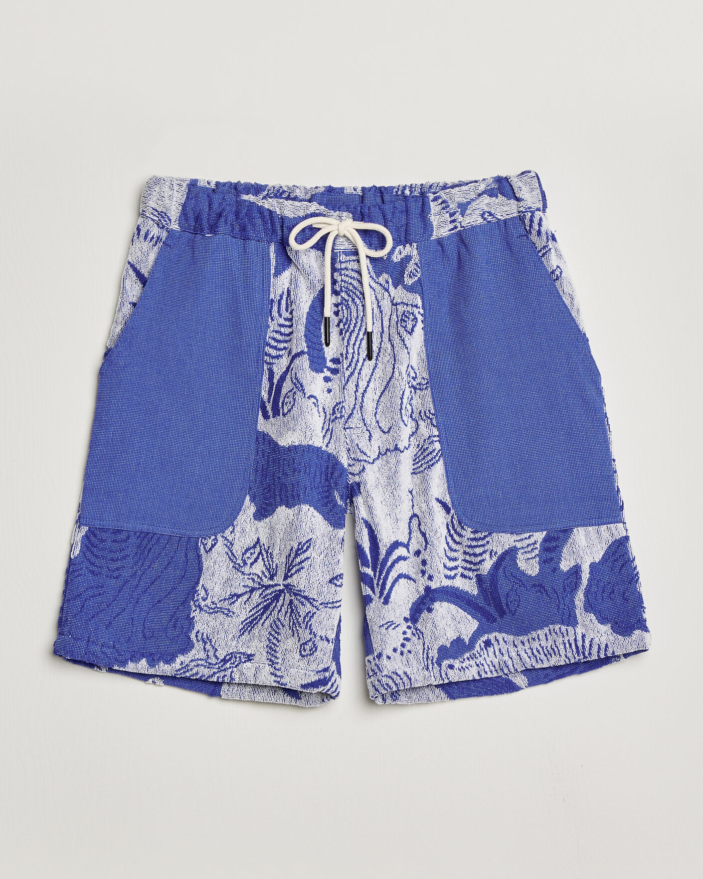 Hombres | Pantalones cortos | OAS | Nicola Cotton Net Shorts Mystea