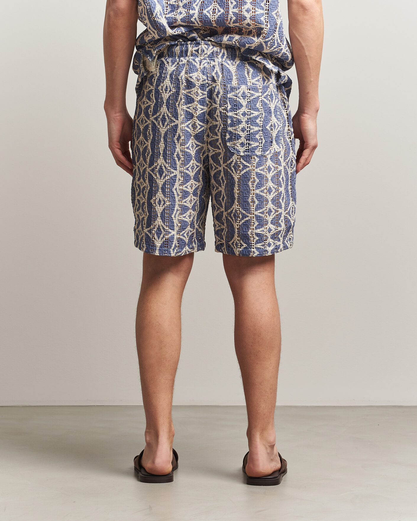 Hombres | Pantalones cortos | OAS | Nicola Cotton Net Shorts Arko