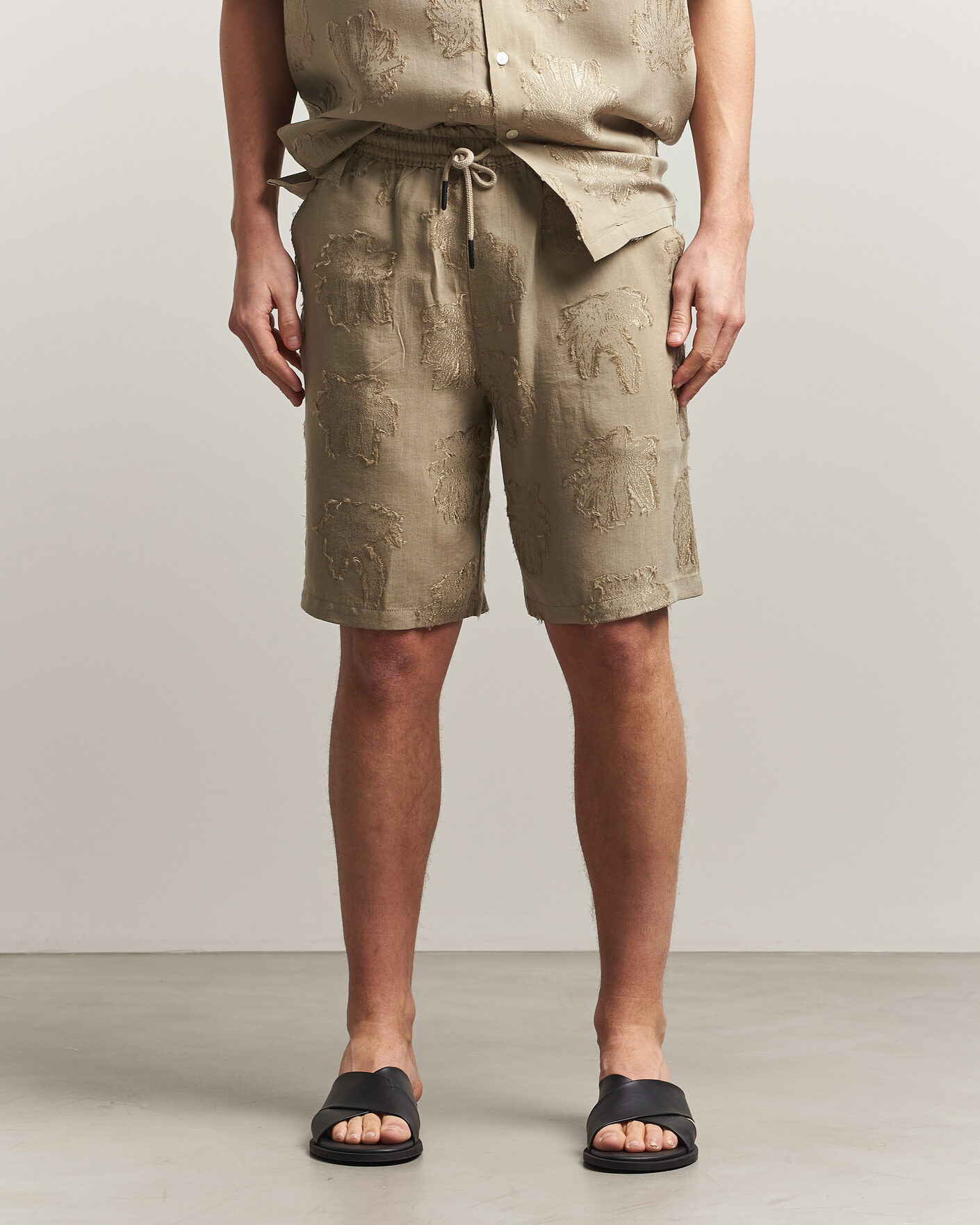 Hombres | Pantalones cortos | OAS | Nicola Lyocell Shorts Palmoza