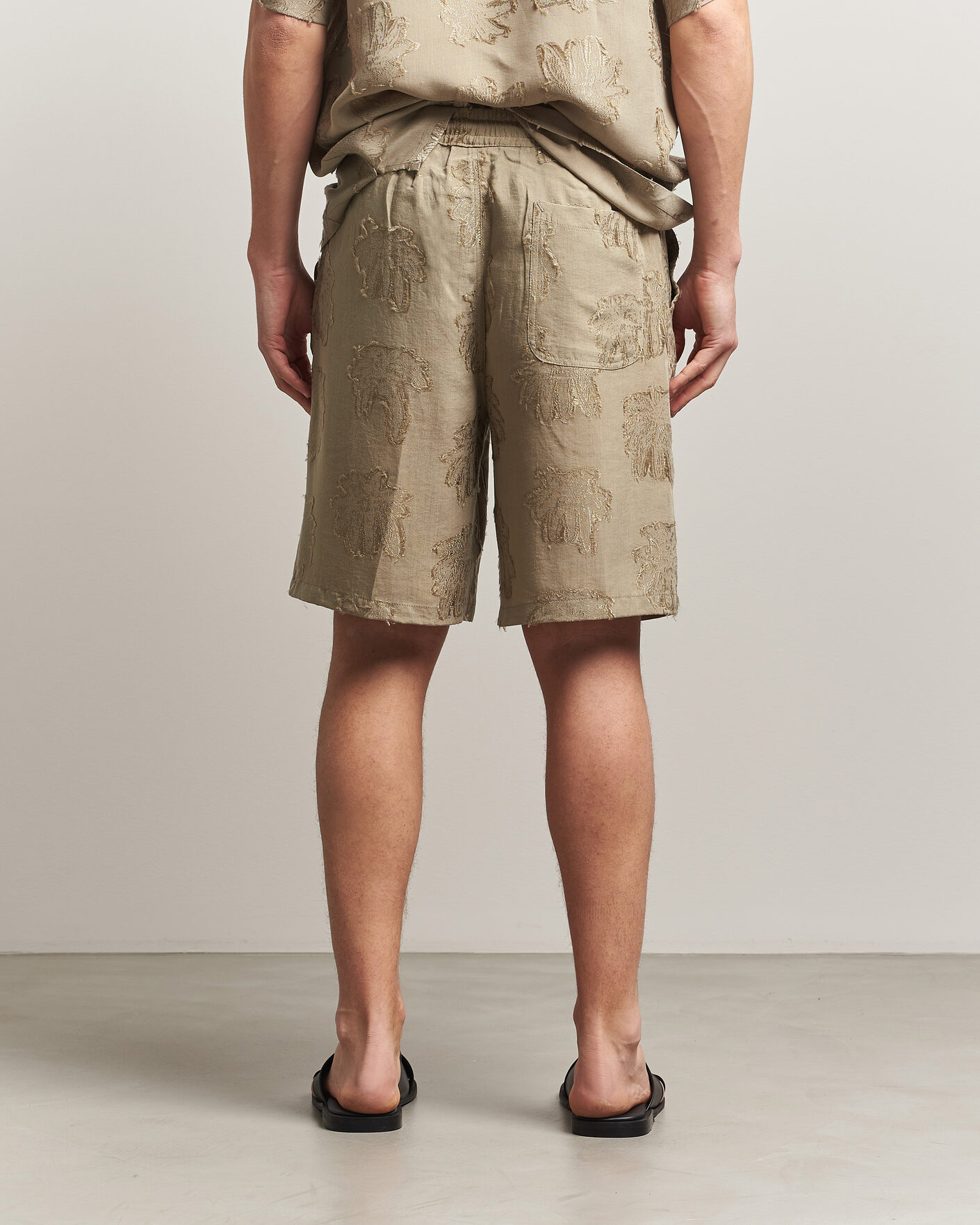 Hombres | Pantalones cortos | OAS | Nicola Lyocell Shorts Palmoza