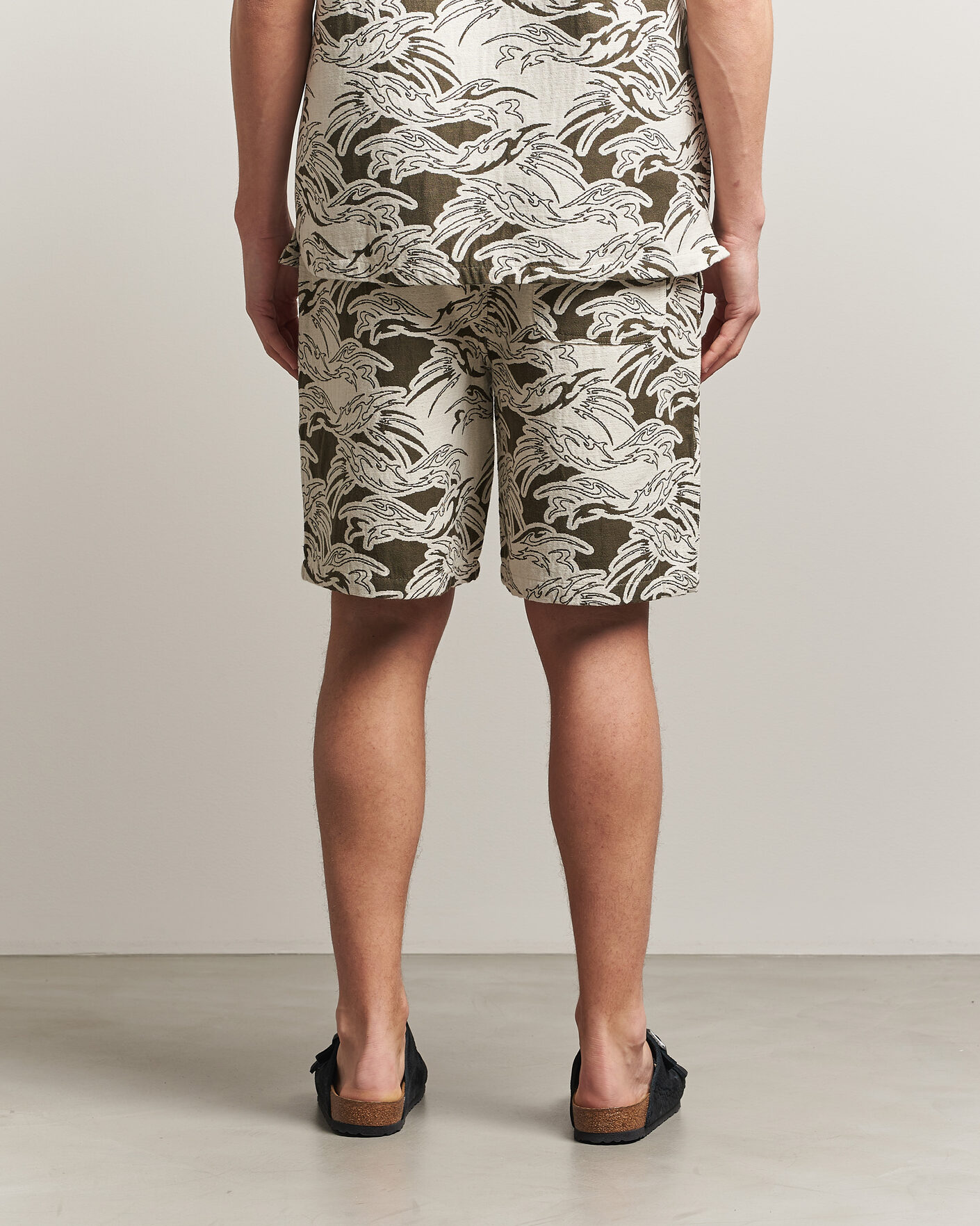 Hombres | Pantalones cortos | OAS | Nicola Cotton Shorts Rogue Ecru