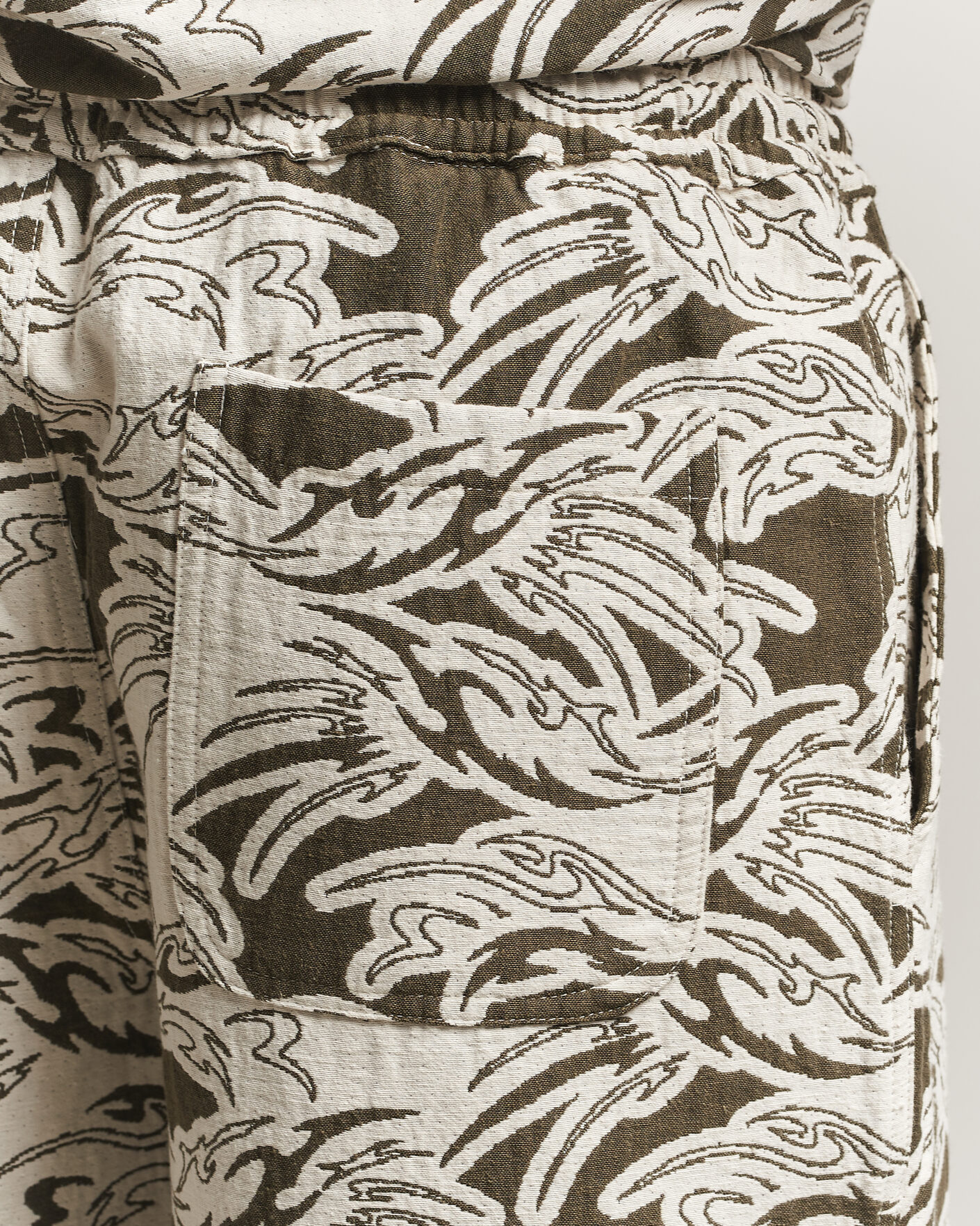 Hombres | Pantalones cortos | OAS | Nicola Cotton Shorts Rogue Ecru