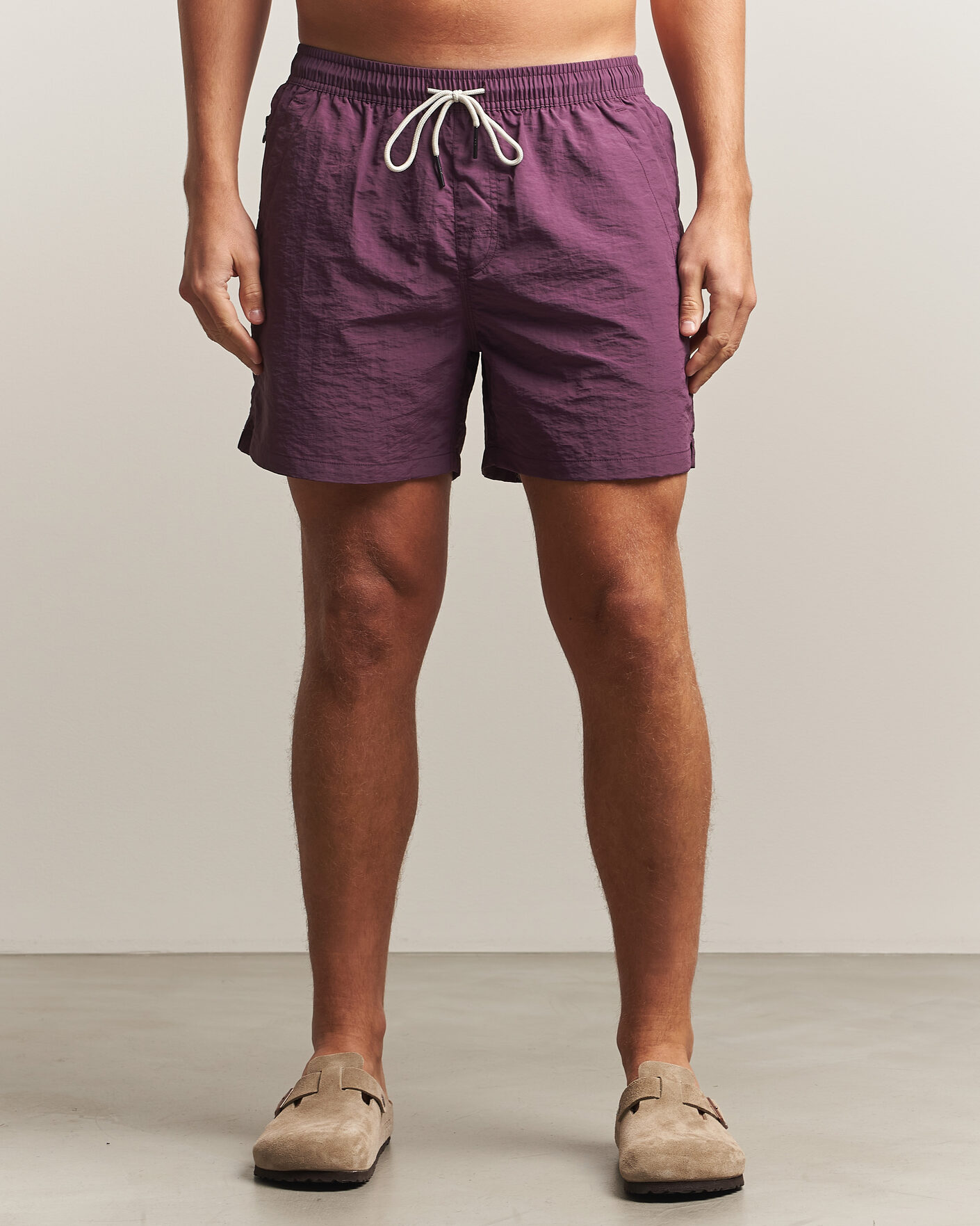 Hombres | Bañadores | OAS | Plain Swimshorts Plum